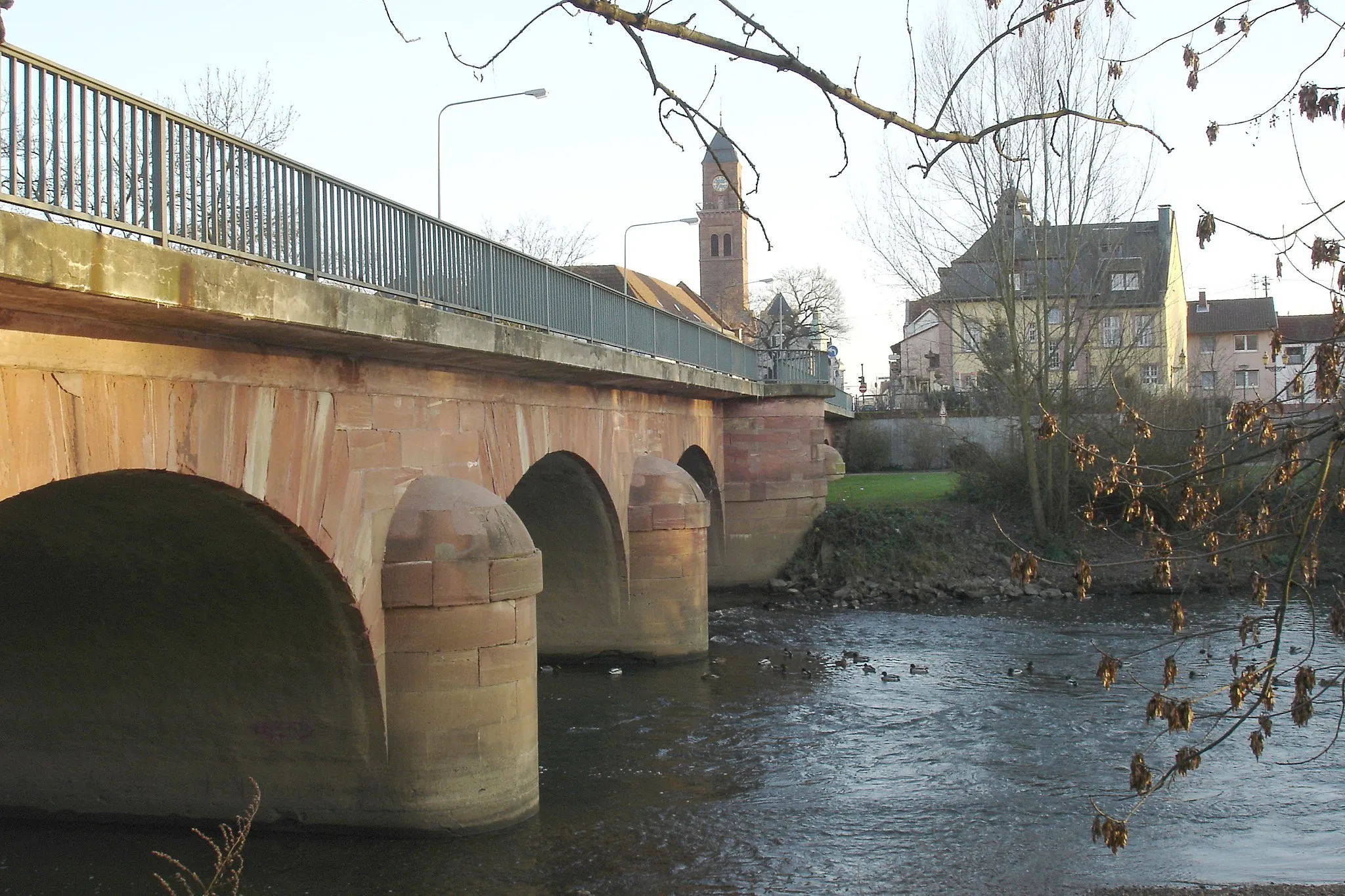 Photo showing: "Alte Nieder Brücke" in Ffm-Nied