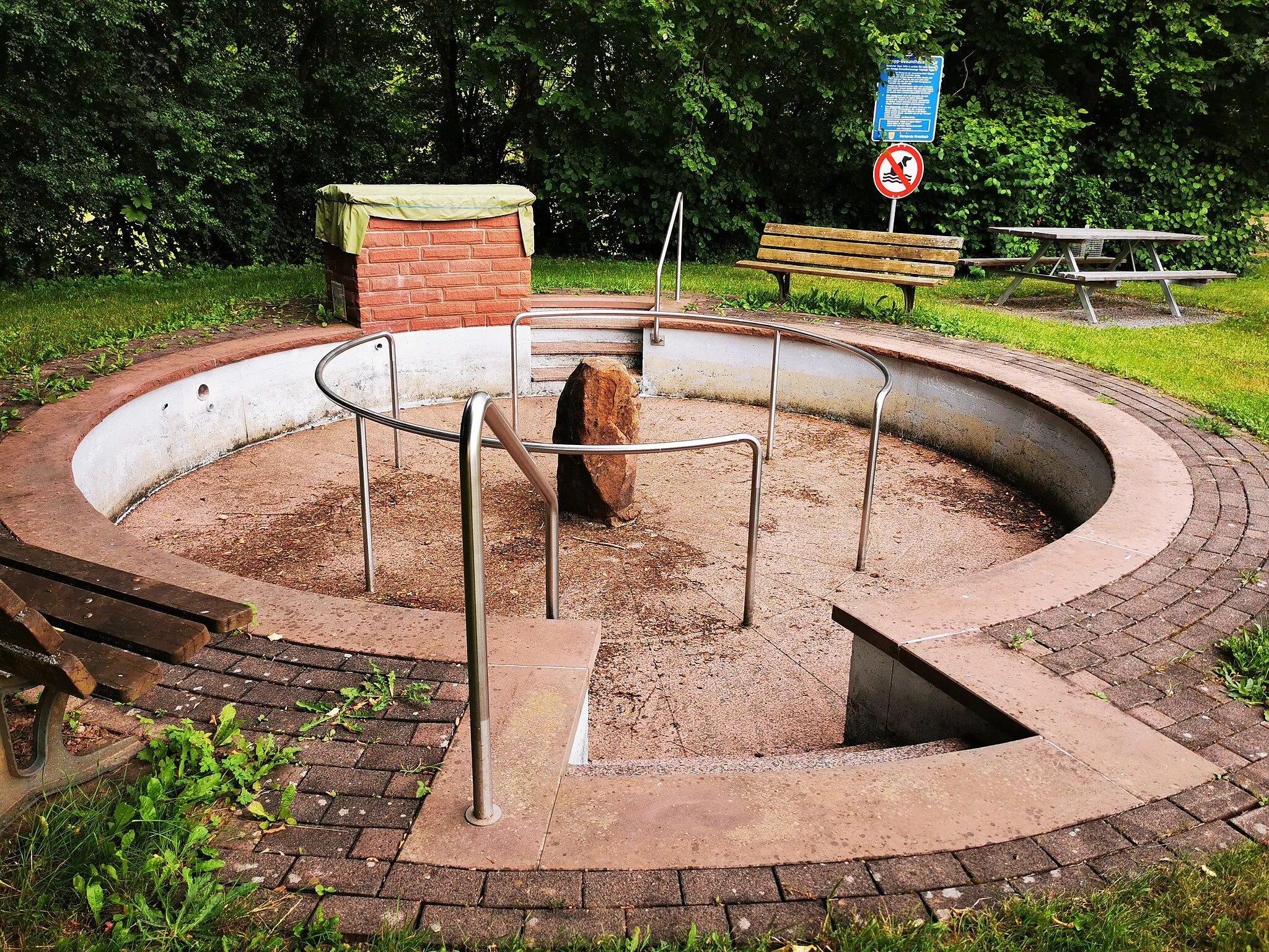 Photo showing: Die Wassertretanlage in Krombach