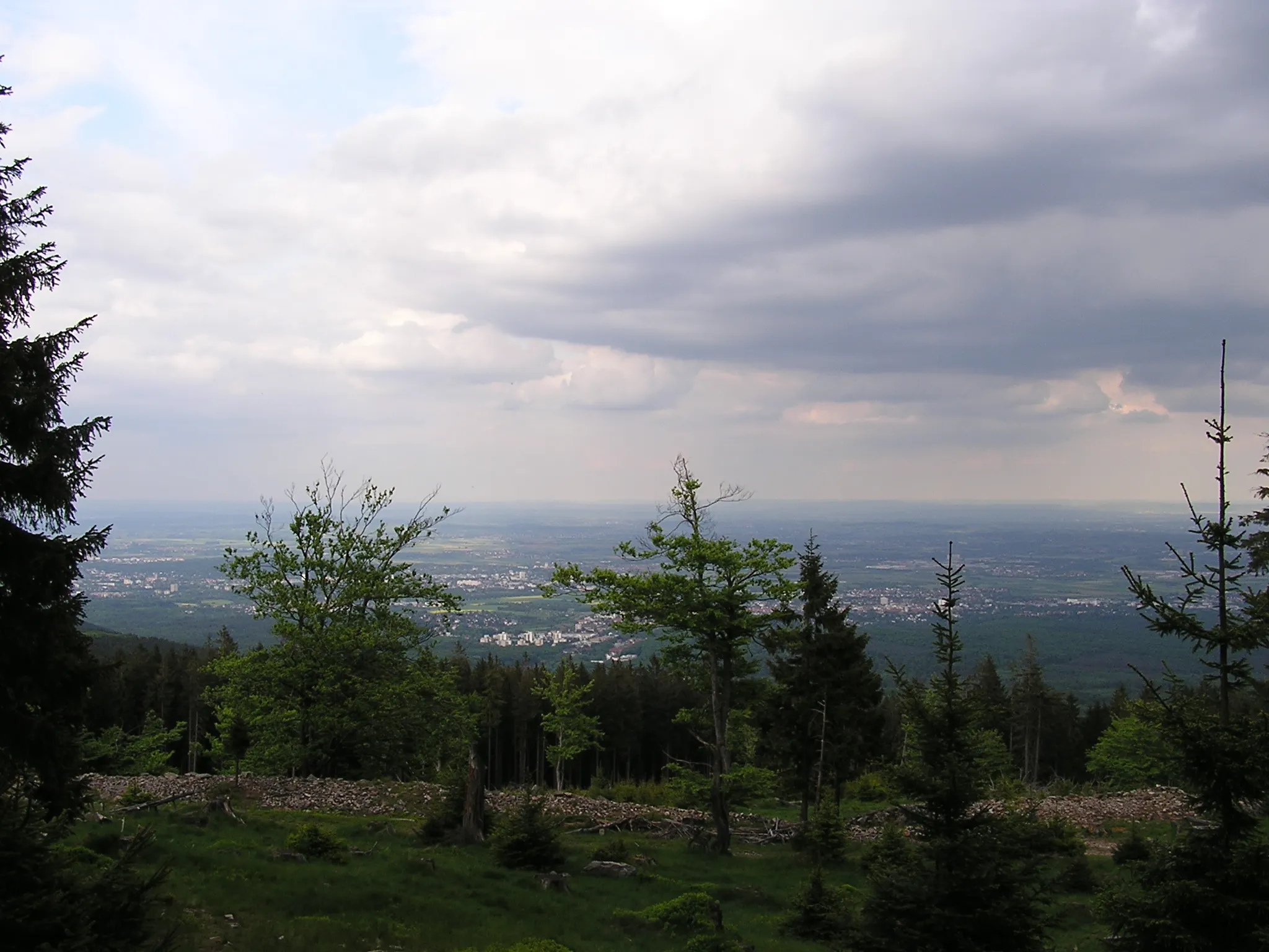 Photo showing: View from the Altkönig (Taunus)