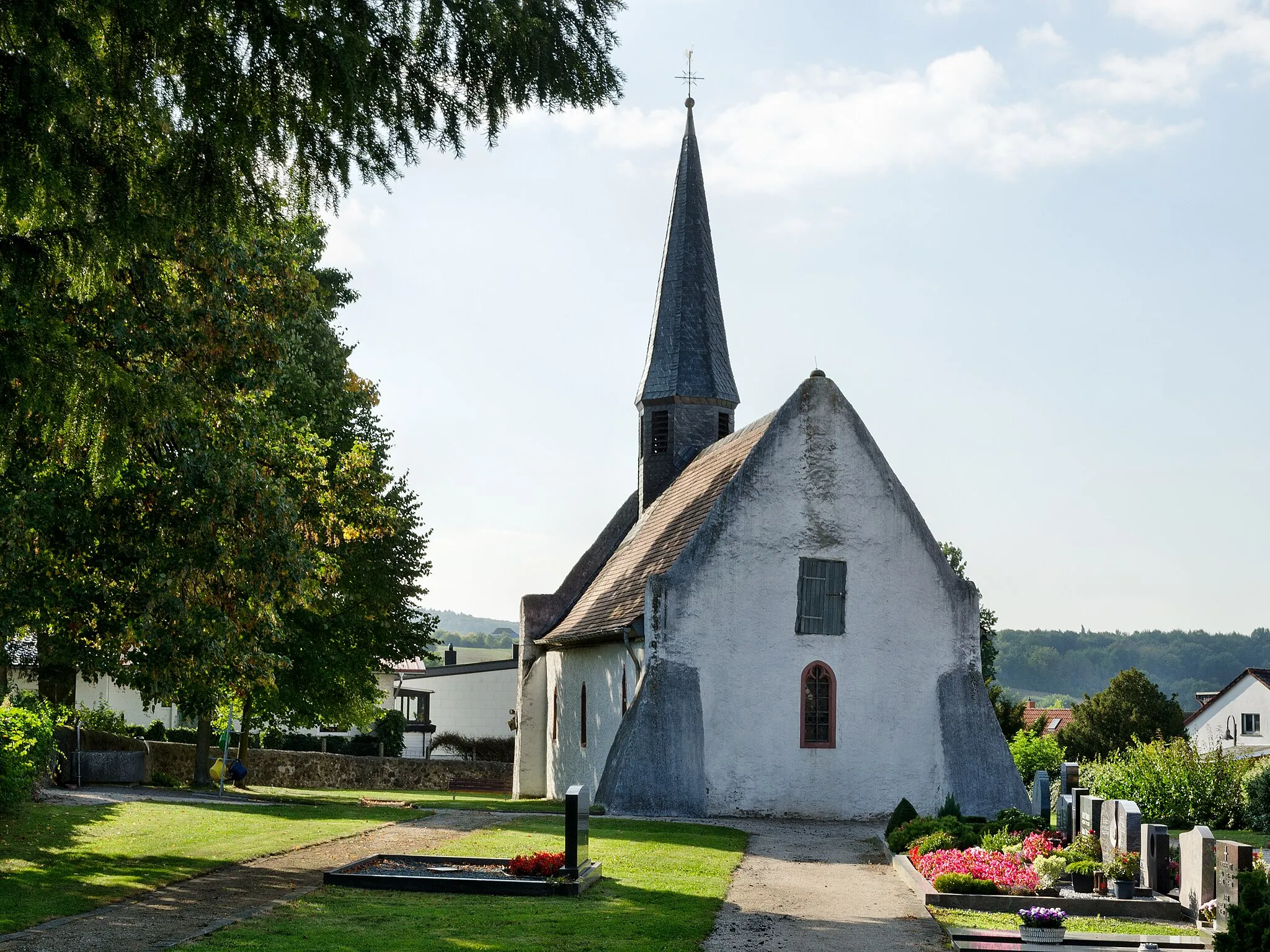 Photo showing: The evangelic church in Wisselsheim, Bad Nauheim