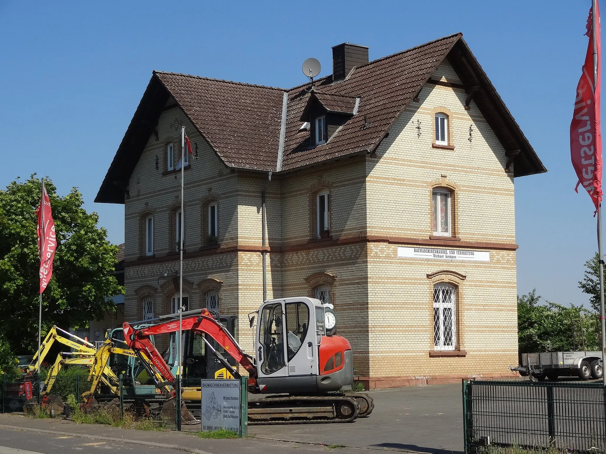 Photo showing: Bahnhof (Geiß-Nidda)