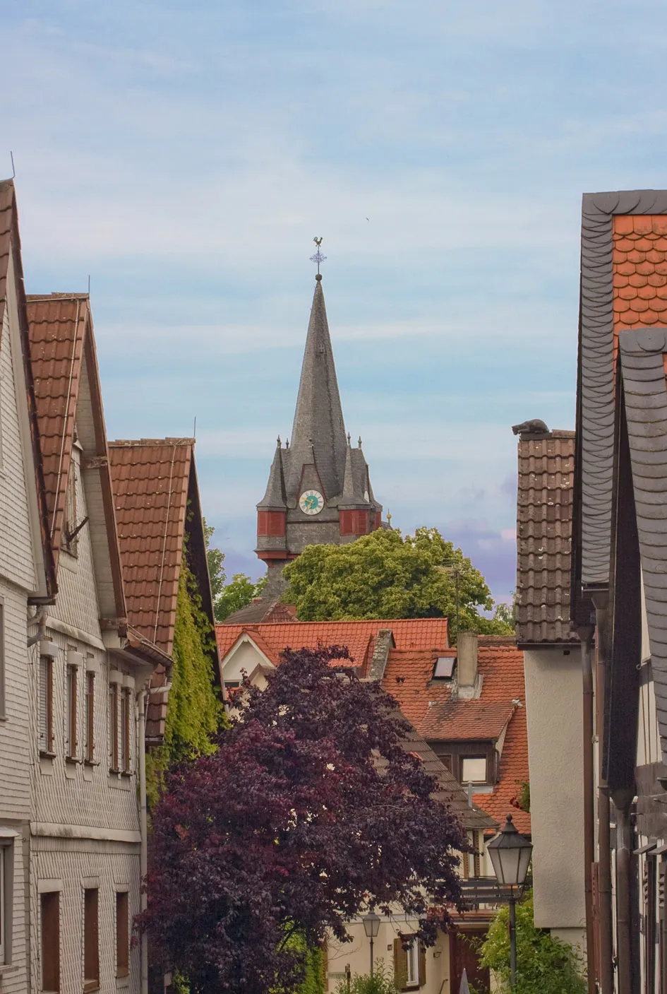 Photo showing: Evangelische „St. Nikolai-Kirche“ in Altenstadt, Hessen, in Deutschland.