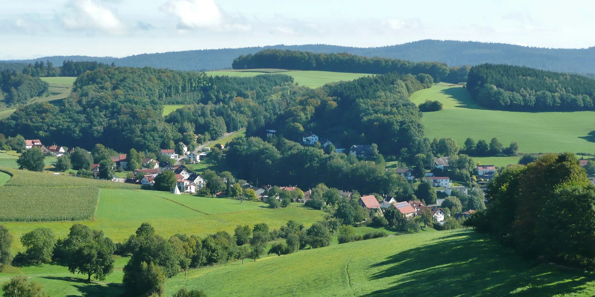 Photo showing: Blick Richtung Osten auf Gadern (Wald-Michelbach)