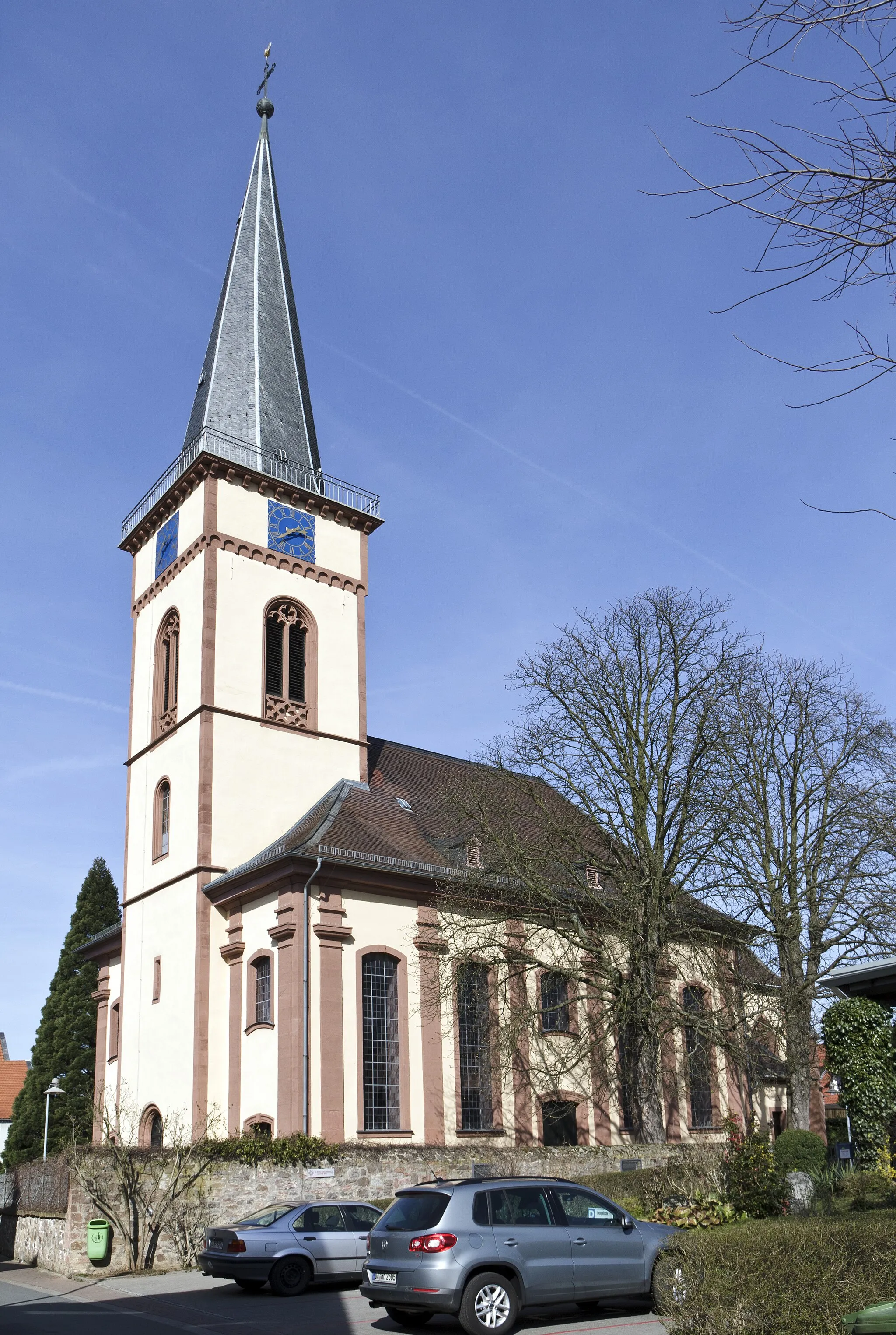 Photo showing: Groß-Zimmern, evangelische Kirche