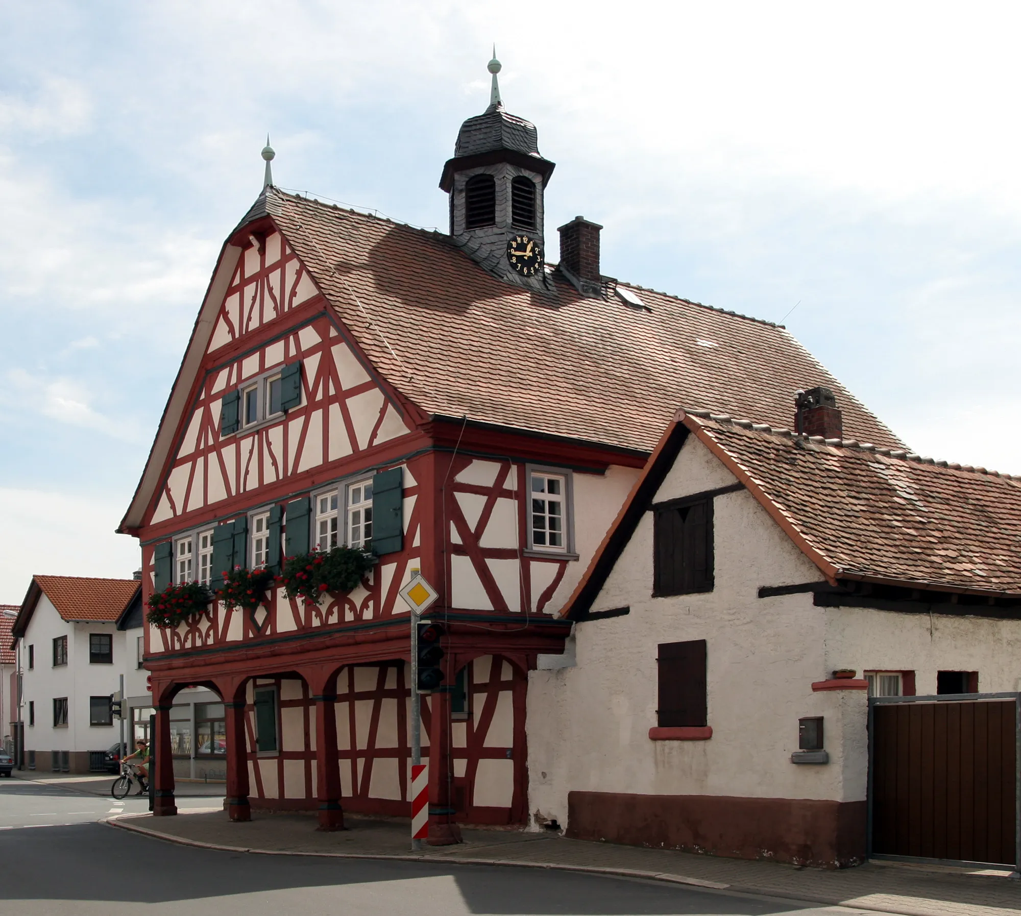 Photo showing: Das Alte Rathaus der Gemeinde Klein-Gerau.