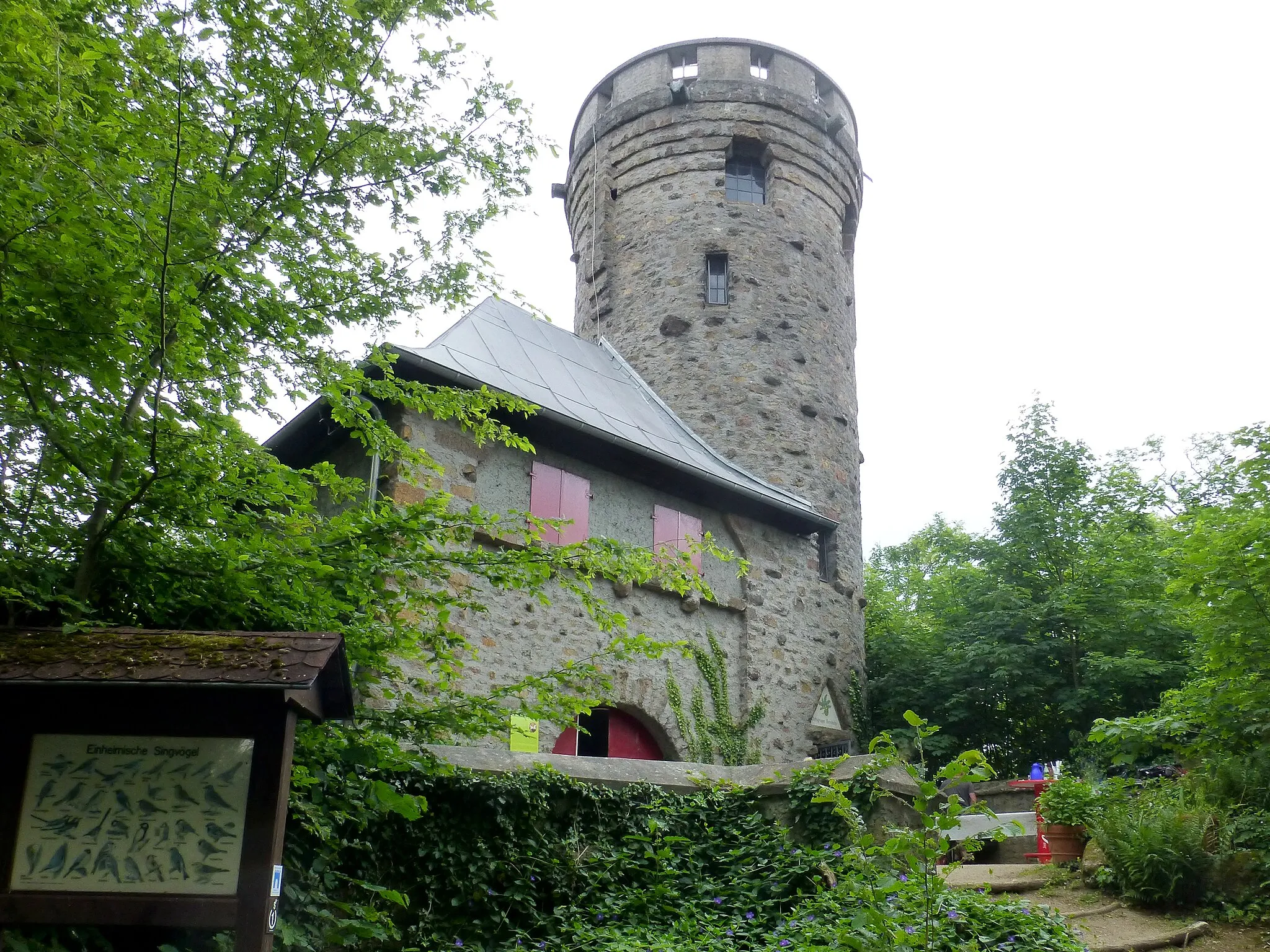 Photo showing: Bismarckturm (Bensheim) auf dem Hemsberg