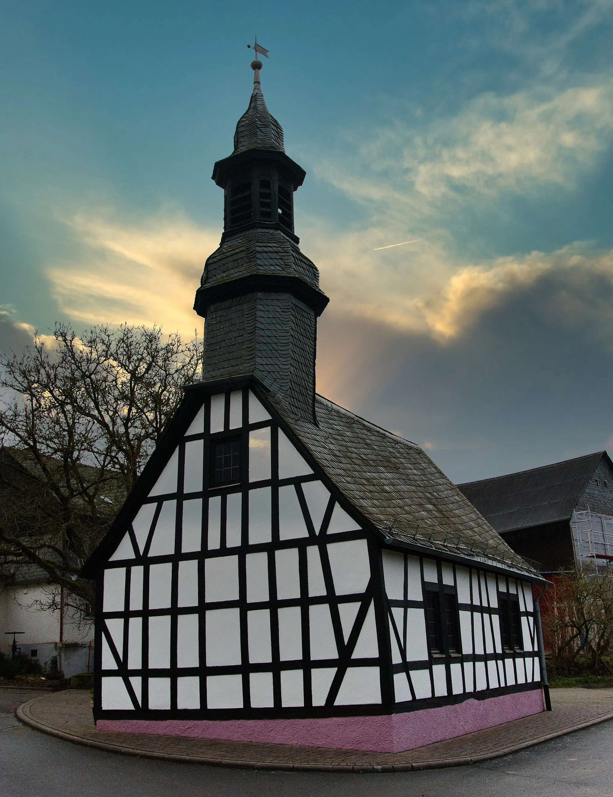 Photo showing: Ehemaliges Backhaus heute eine Evangelische Kapelle