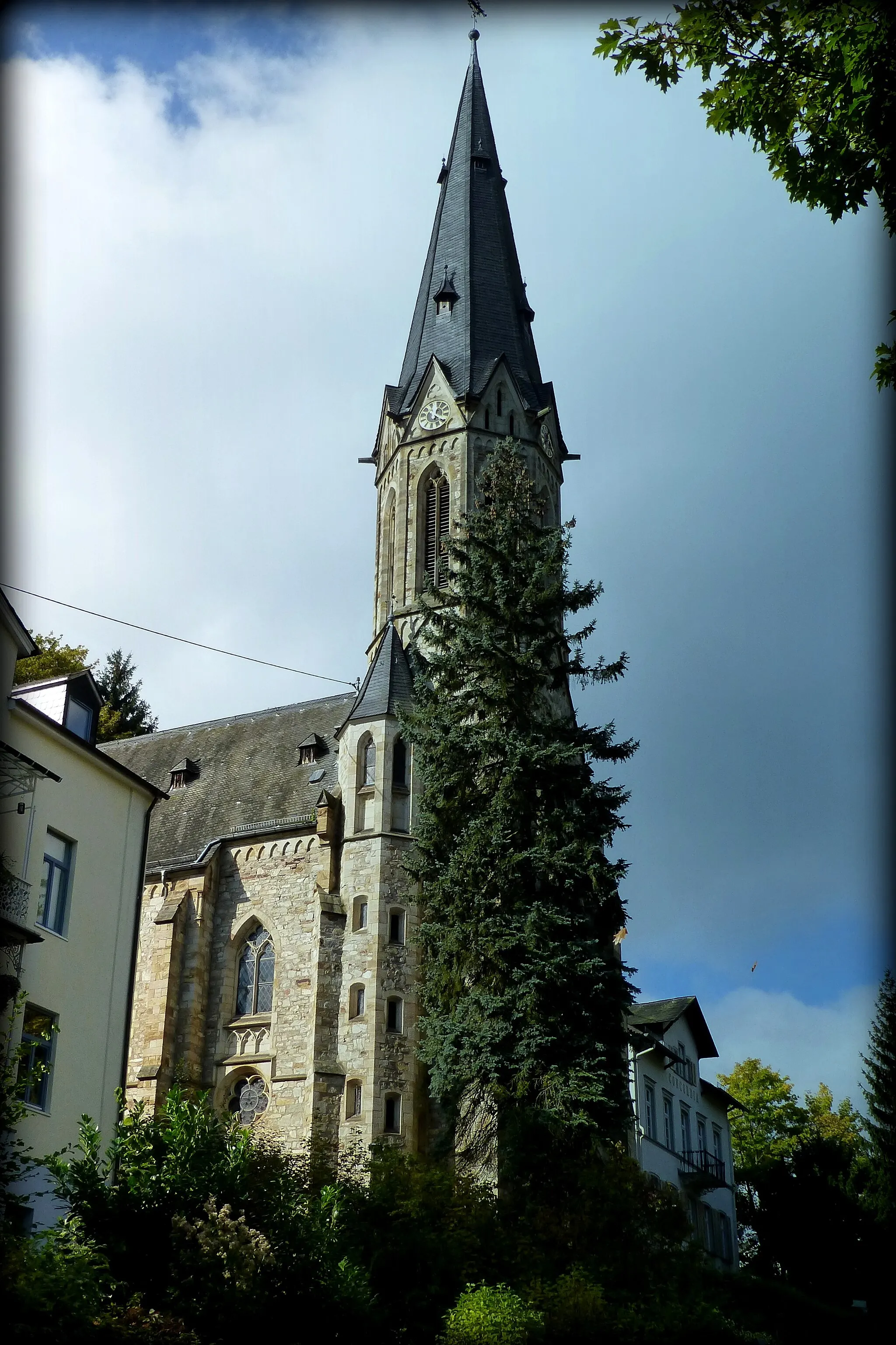 Photo showing: Schlangenbad - Pfarrkirche Herz Jesu
