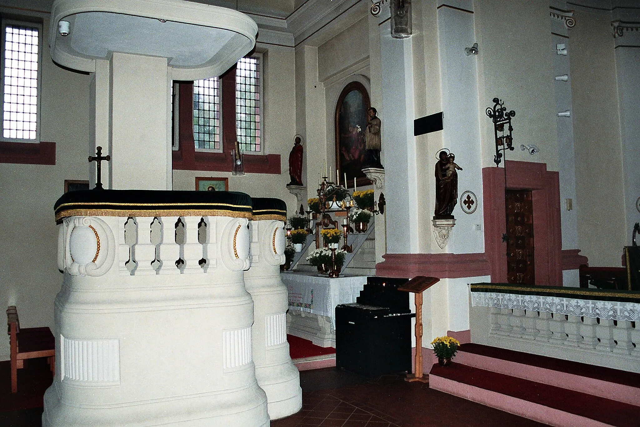 Photo showing: Birstein, church Mariae Visitation, the pulpit