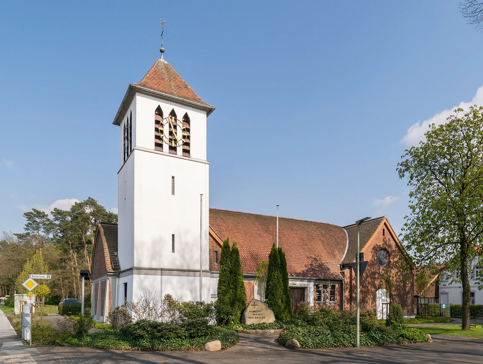 Photo showing: Katholische Pfarrkirche St. Achatius in Stukenbrock-Senne