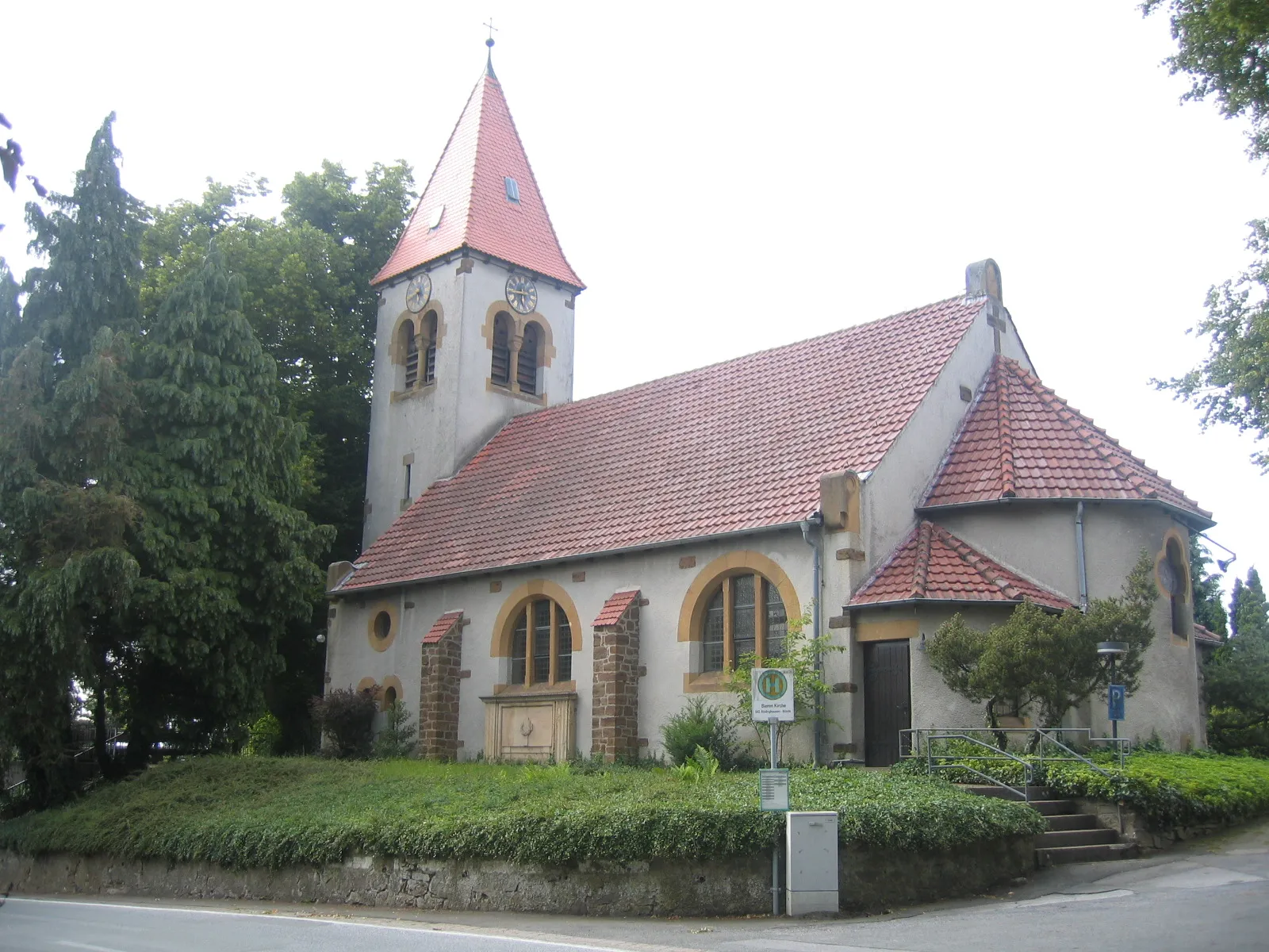 Photo showing: Bieren church in Rödinghausen, District of  Herford, North Rhine-Westphalia, Germany.