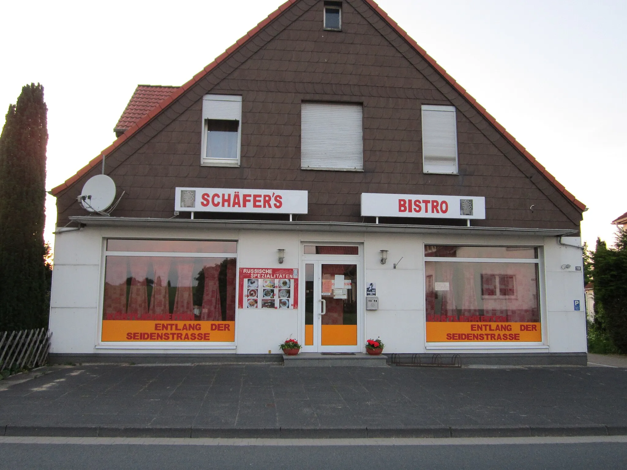 Photo showing: A russian bistro in Westerenger (Germany) (closed in 2013)