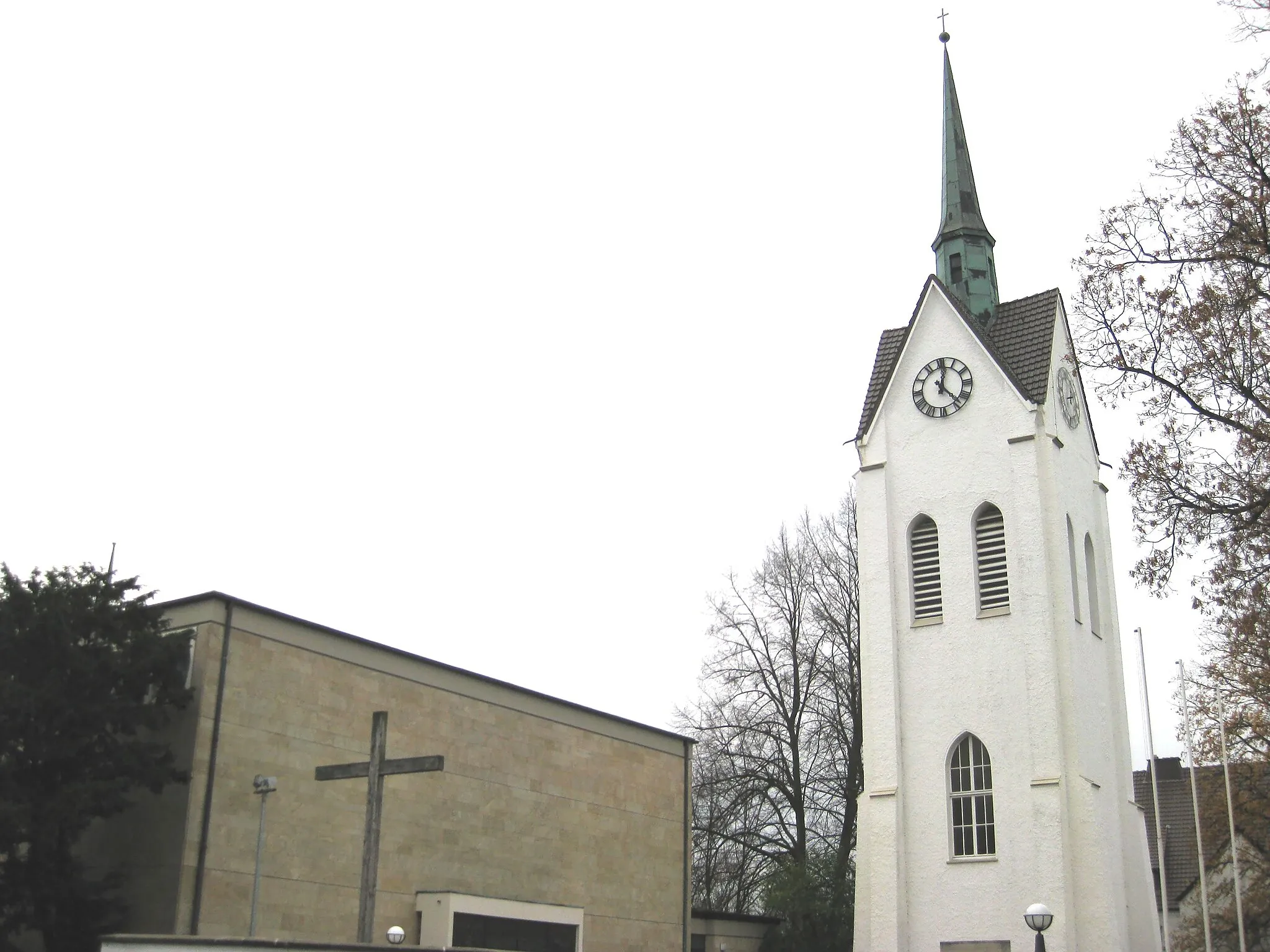 Photo showing: lutheran parish church Mahnen in Löhne