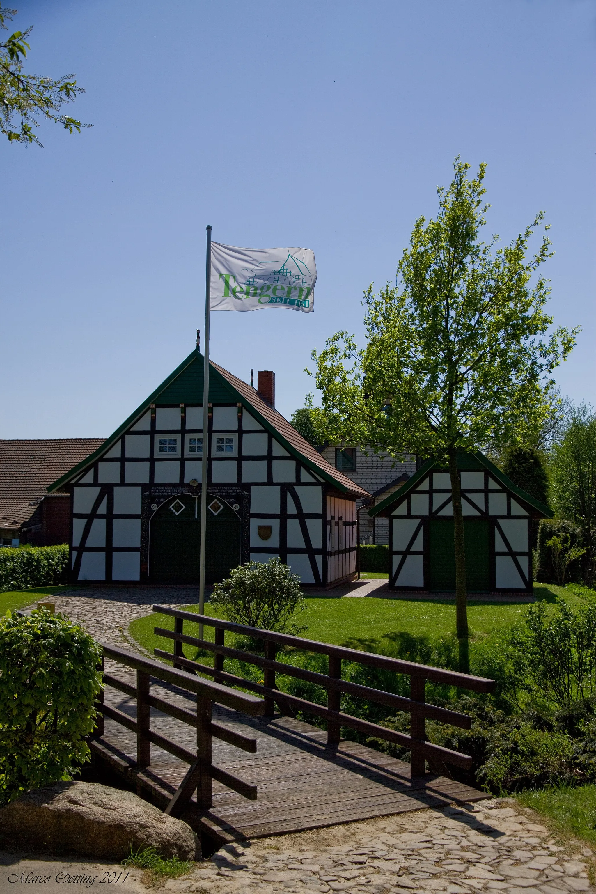 Photo showing: Das Backhaus an der Schulstraße in Tengern, Gemeinde Hüllhorst.