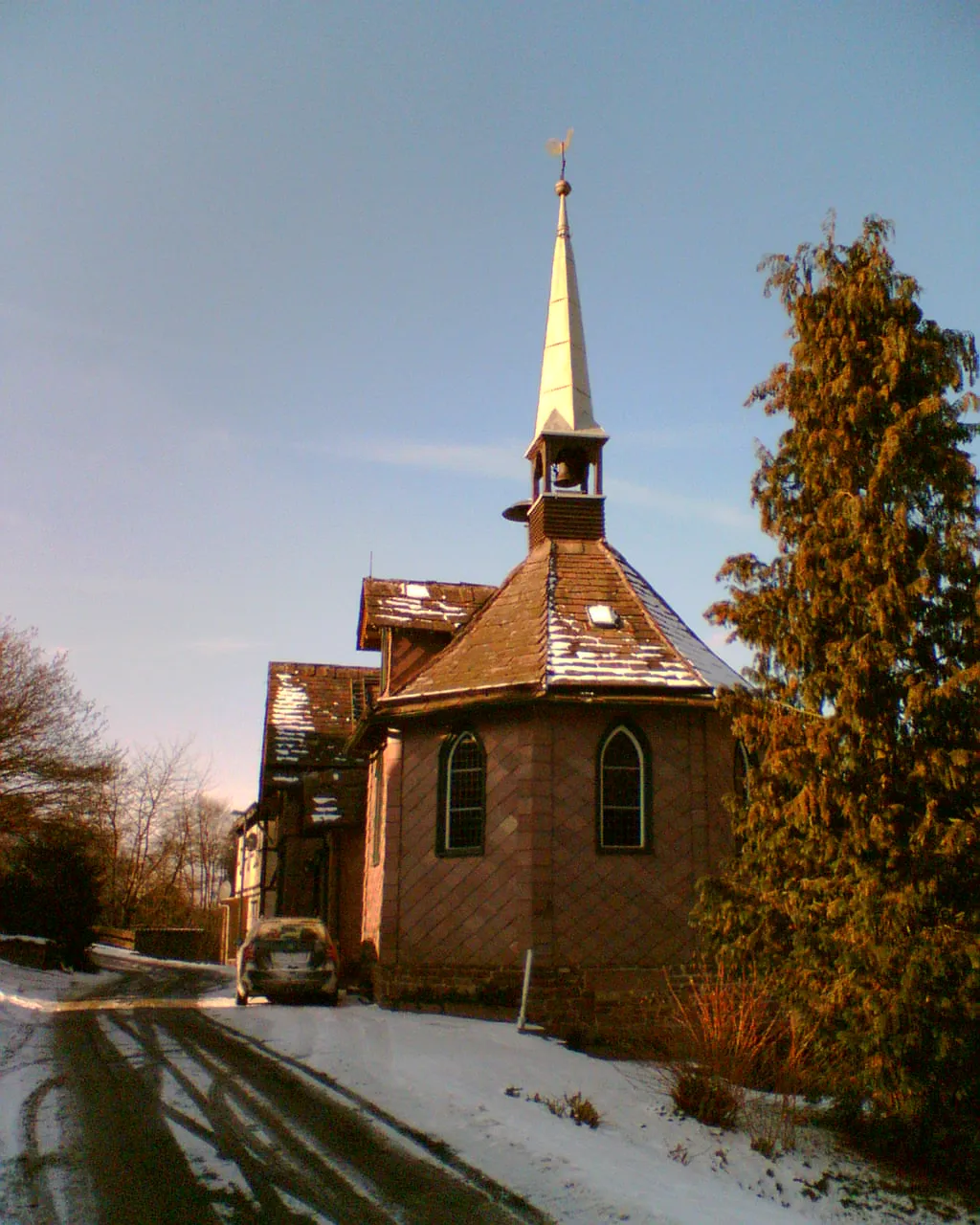 Photo showing: Chapel in Mühlenberg, Holzminden, Germany