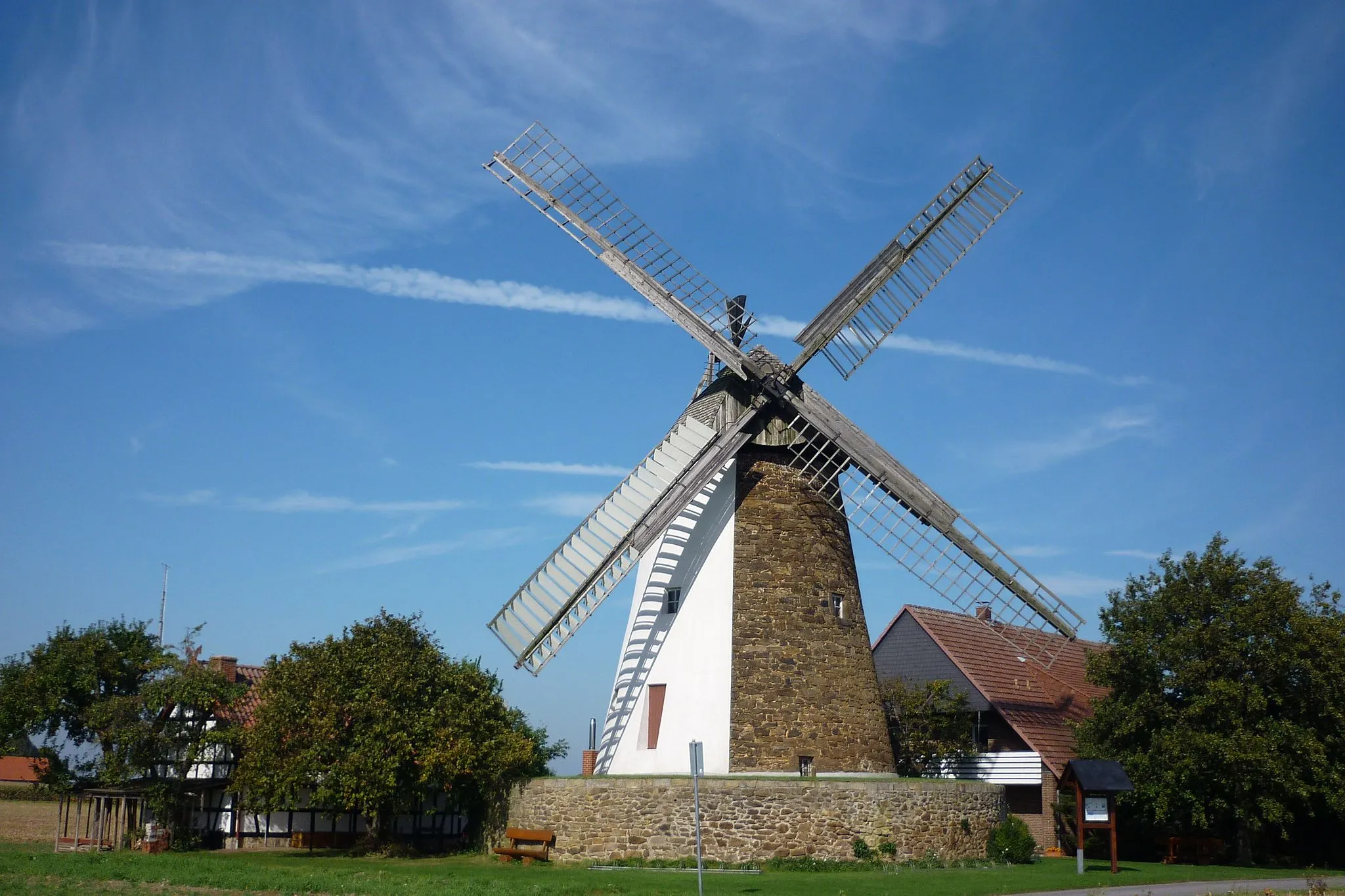 Photo showing: Hille. Storck's Windmühle in Eickhorst.