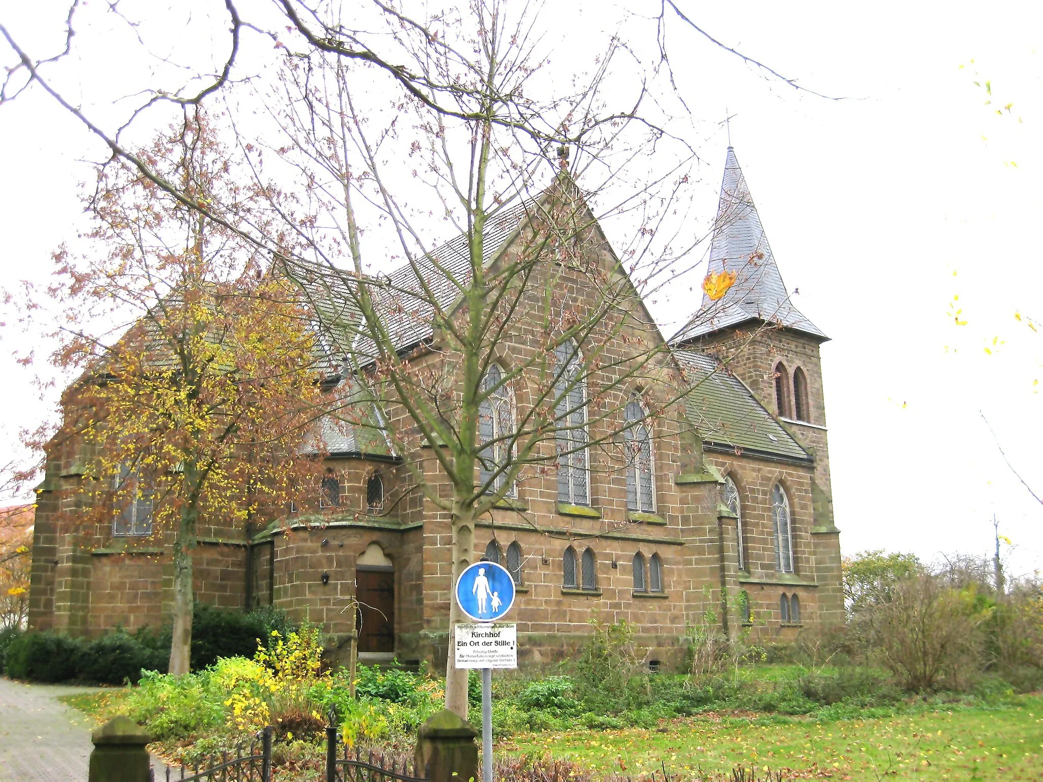 Photo showing: lutheran parish church in Bad Oeynhausen-Eidinghausen