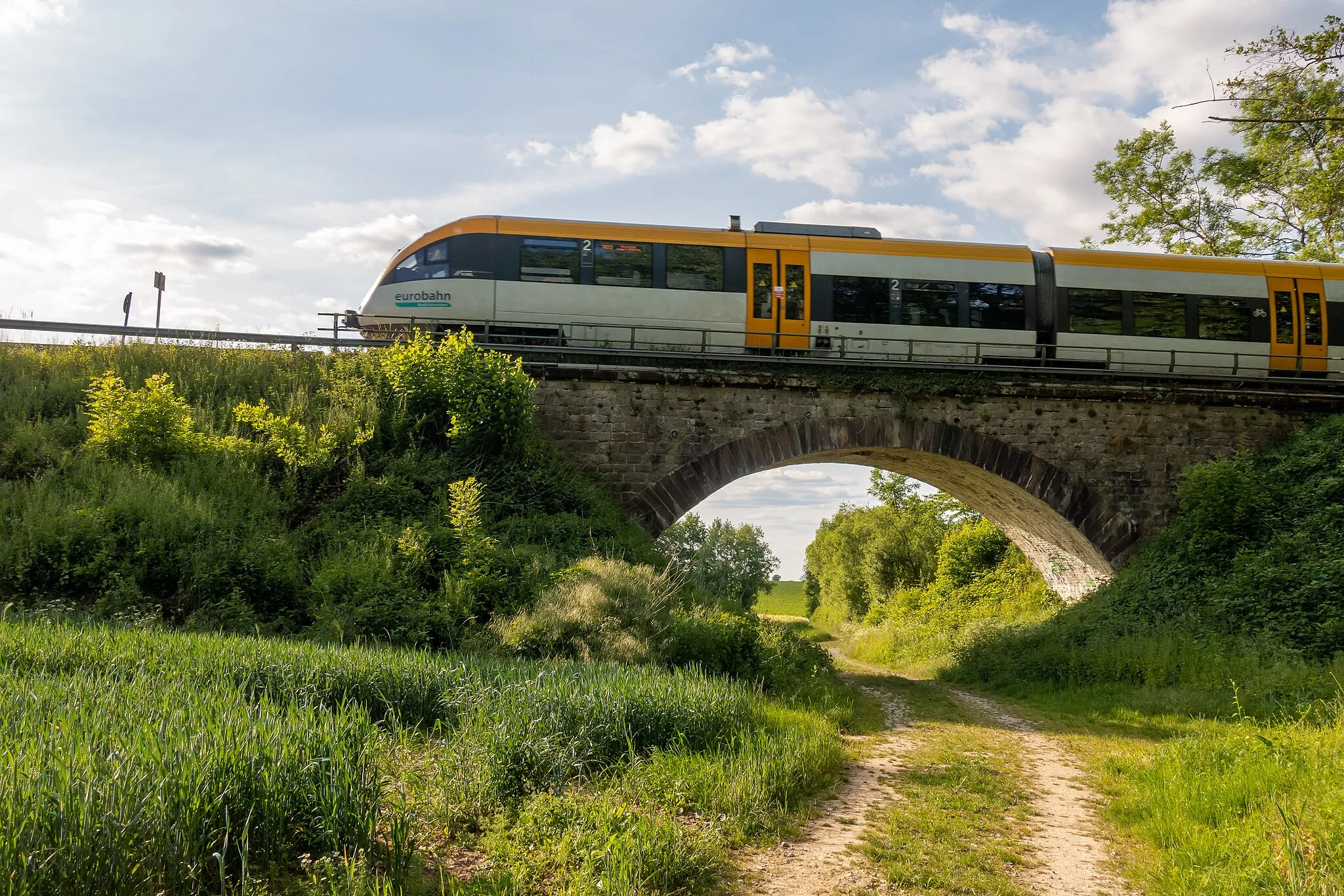 Photo showing: Bahnbrücke in Lage-Wissentrup