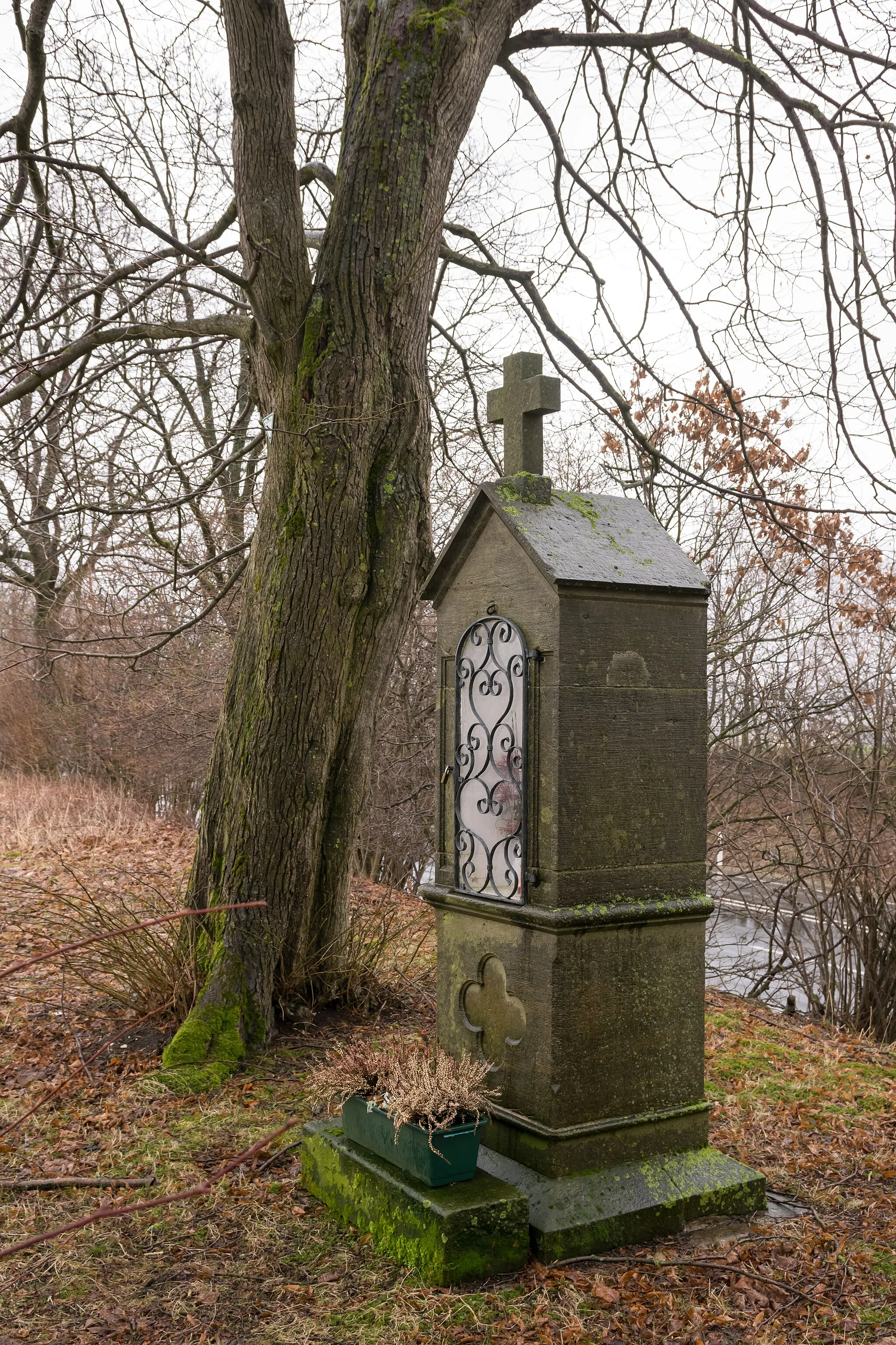 Photo showing: Bildstock an der Lanfert in Altenbeken-Buke