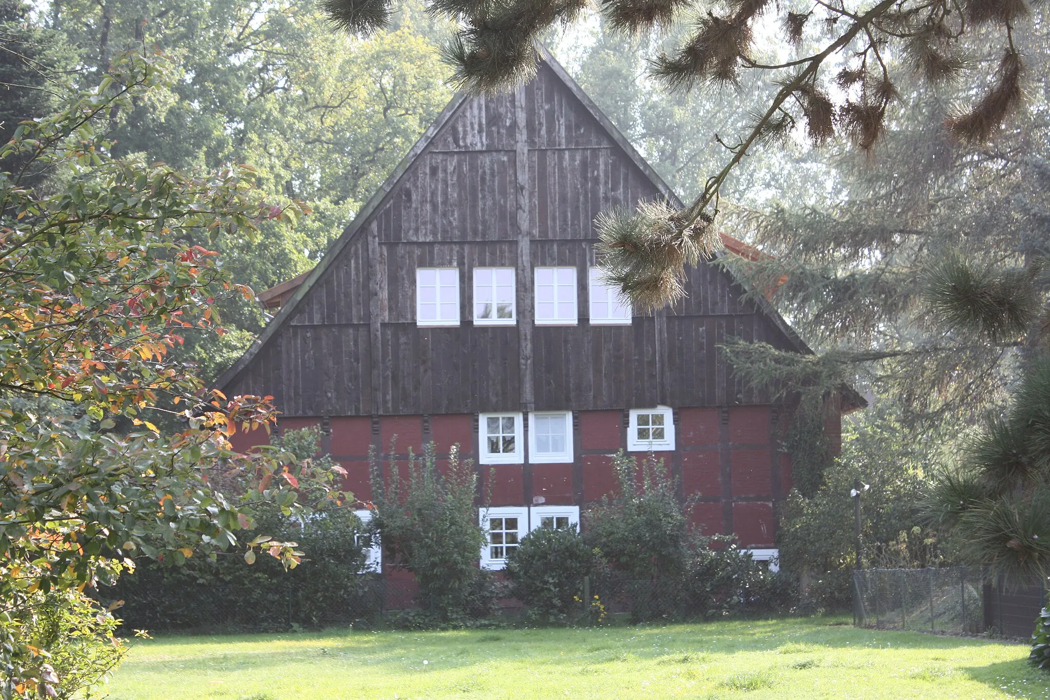 Photo showing: Fachwerkgebäude in Harsewinkel-Greffen
Nr. 27 der Denkmalliste von Harsewinkel