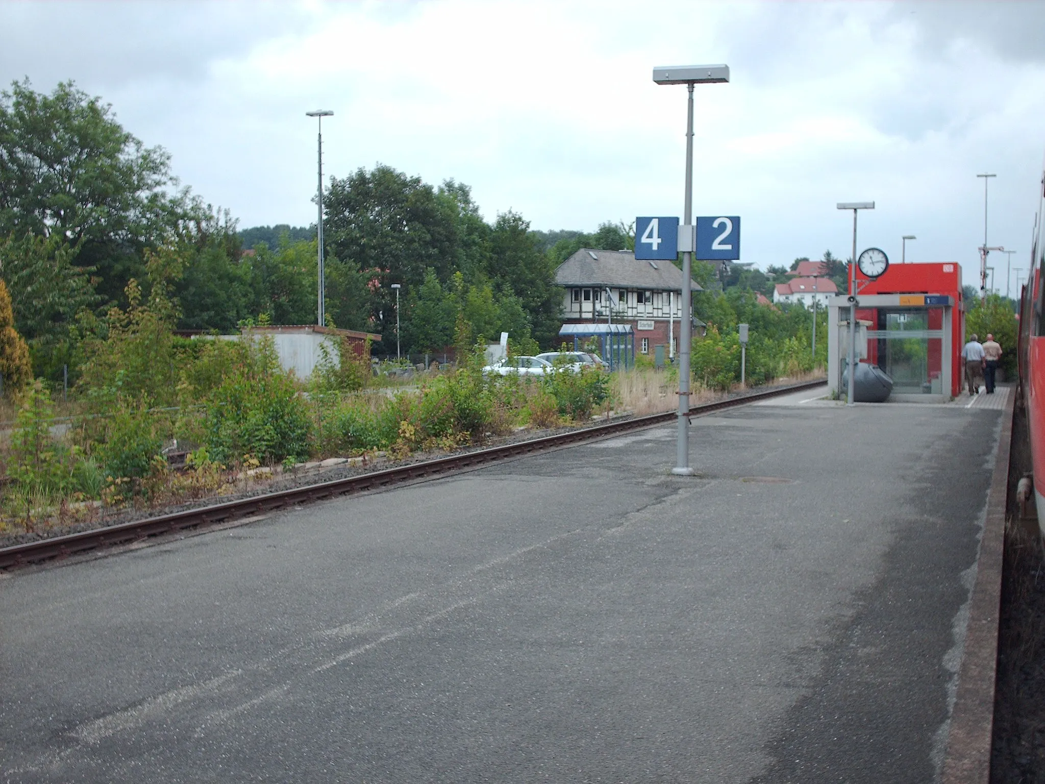 Photo showing: Scherfede station, Warburg, Germany