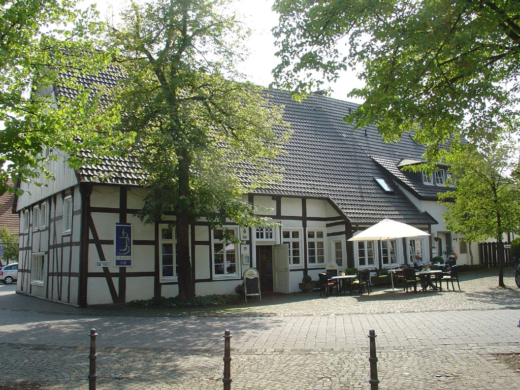 Photo showing: Café zur Linde in Langenberg