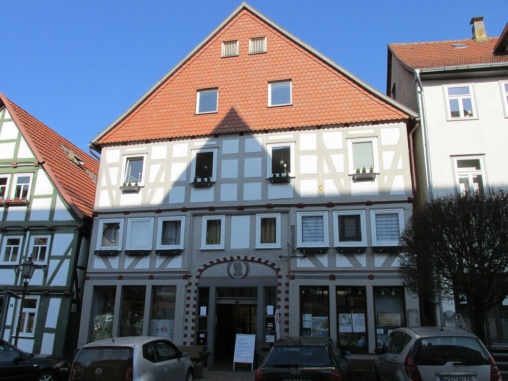 Photo showing: das Haus Markt 3 in Grebenstein