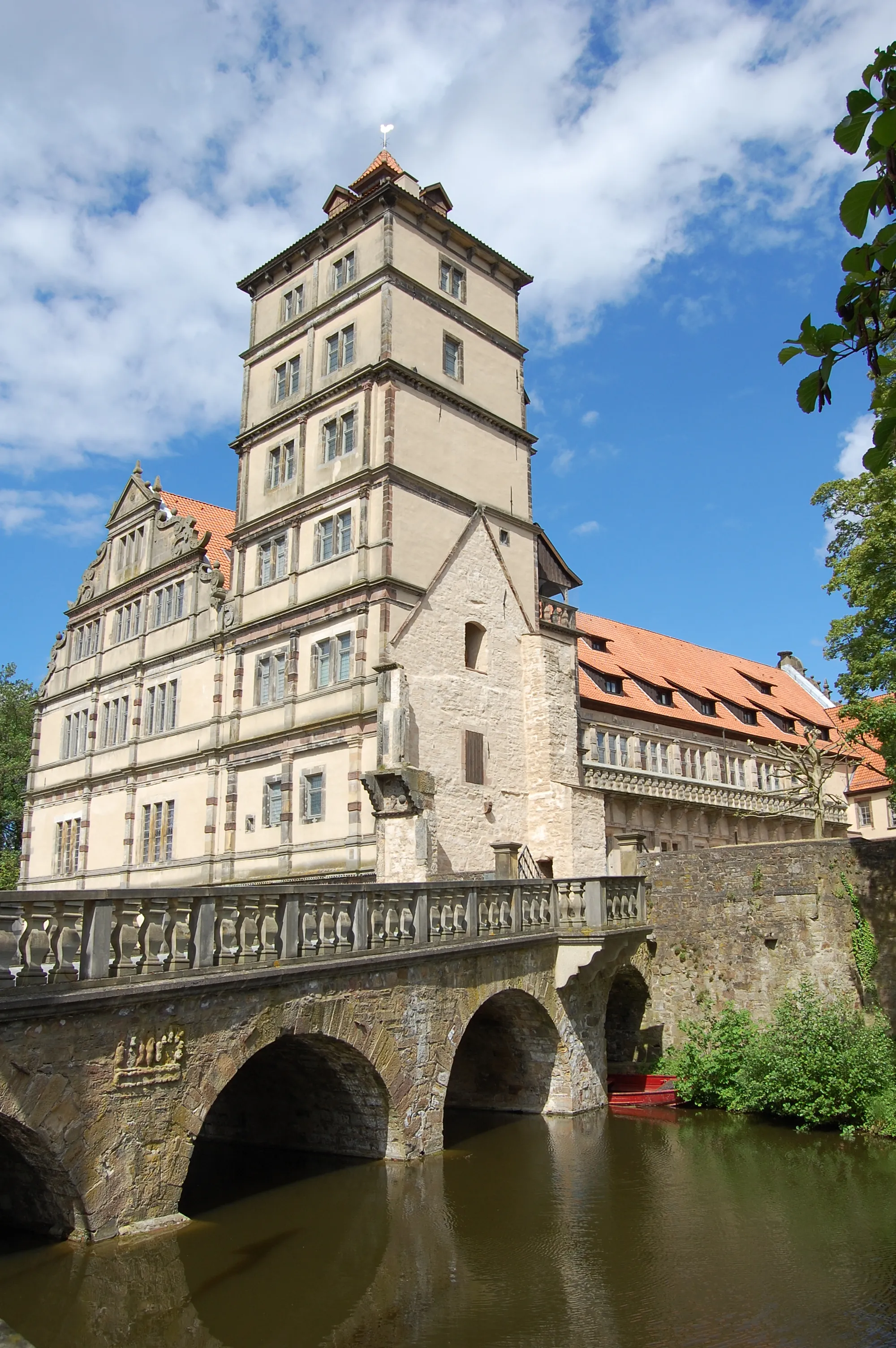 Photo showing: Schloss Brake, Lemgo, Kreis Lippe, Nordrhein-Westfalen, Deutschland