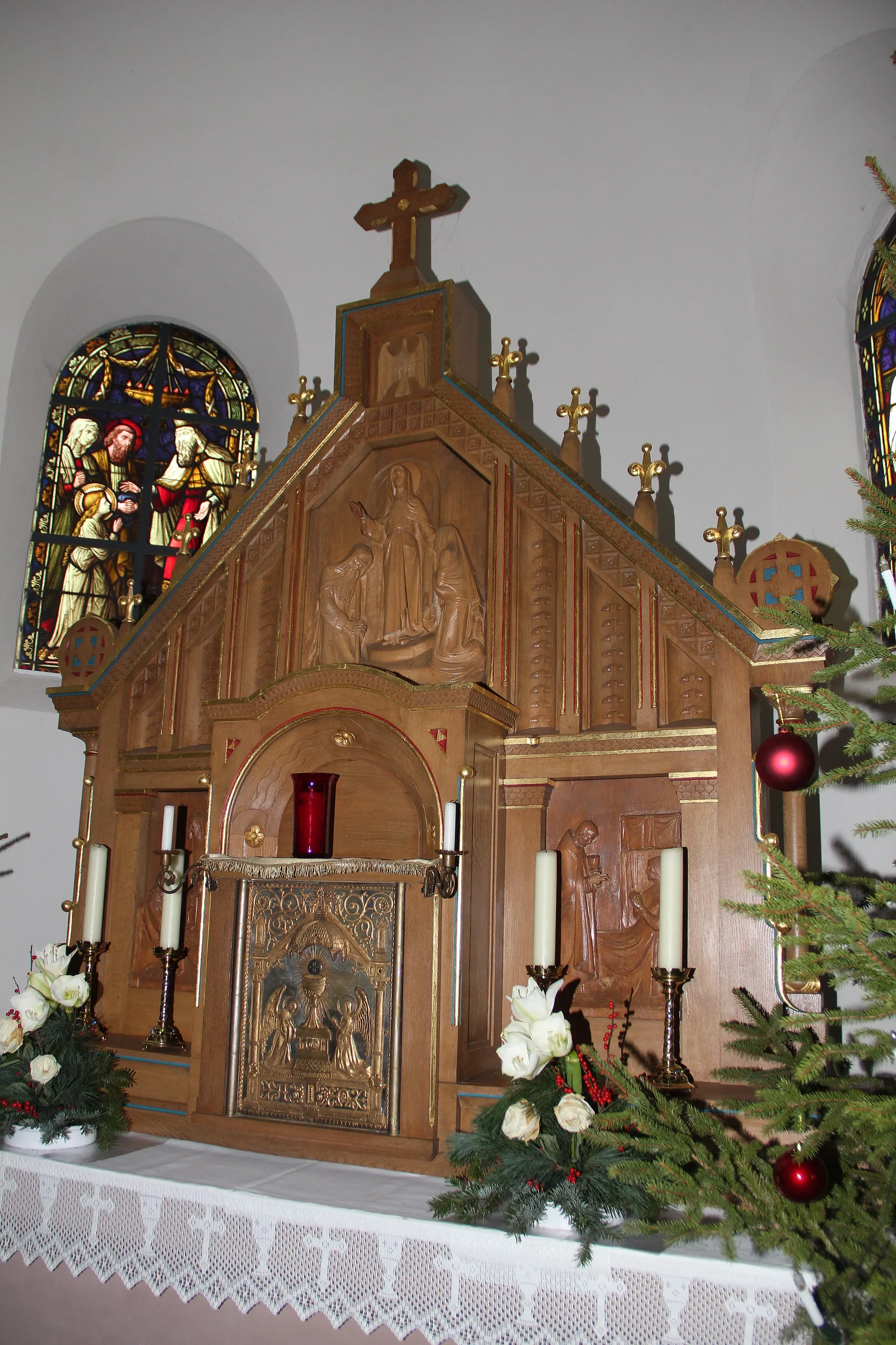 Photo showing: Hochaltar in der Kapelle Ikenhausen