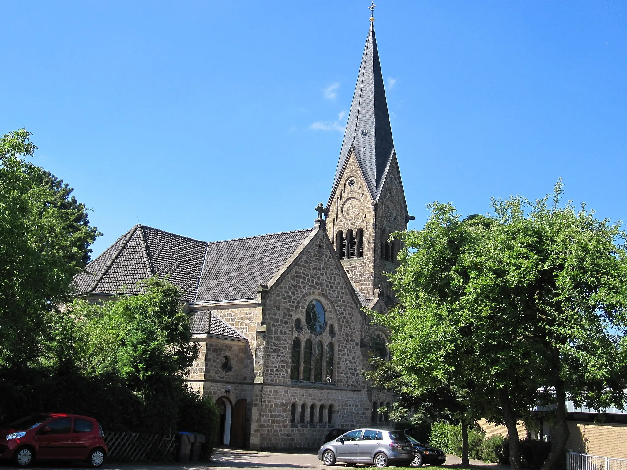 Photo showing: Erlöserkirche (Bad Salzuflen)