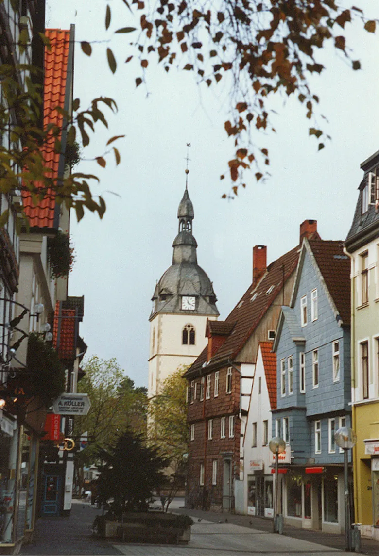 Photo showing: Old part of Detmold, Germany (Marktkirche)