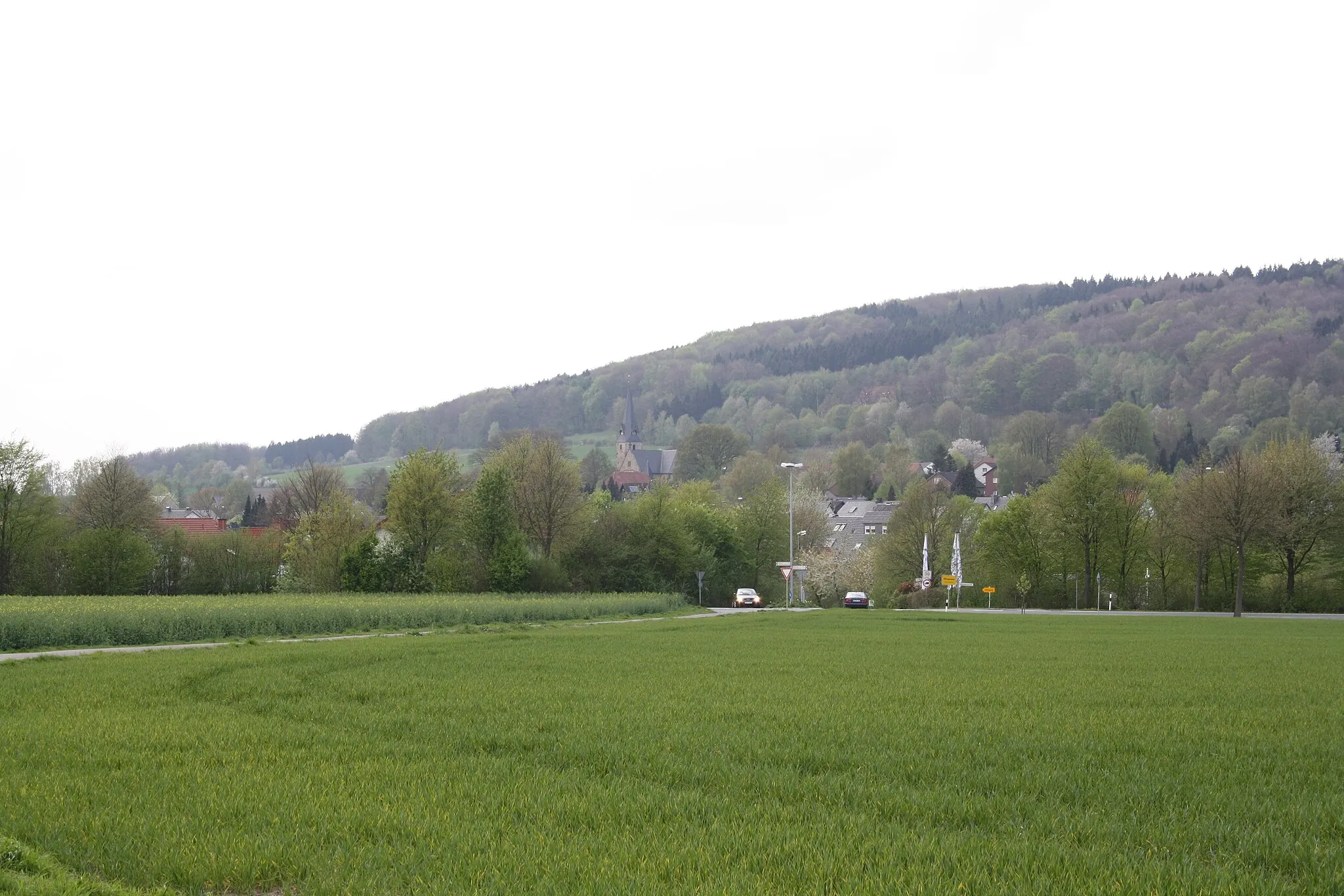 Photo showing: Saint Bartholomew lutheran church in Rödinghausen, District of Herford, North Rhine-Westphalia, Germany.