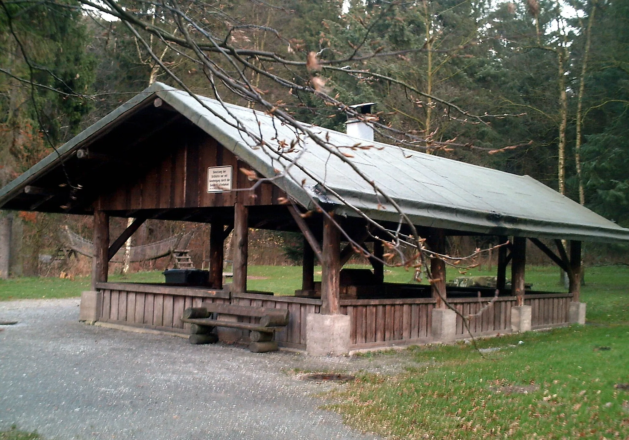 Photo showing: Barbecue cottage near the old scorer hall in Altenbeken / Germany