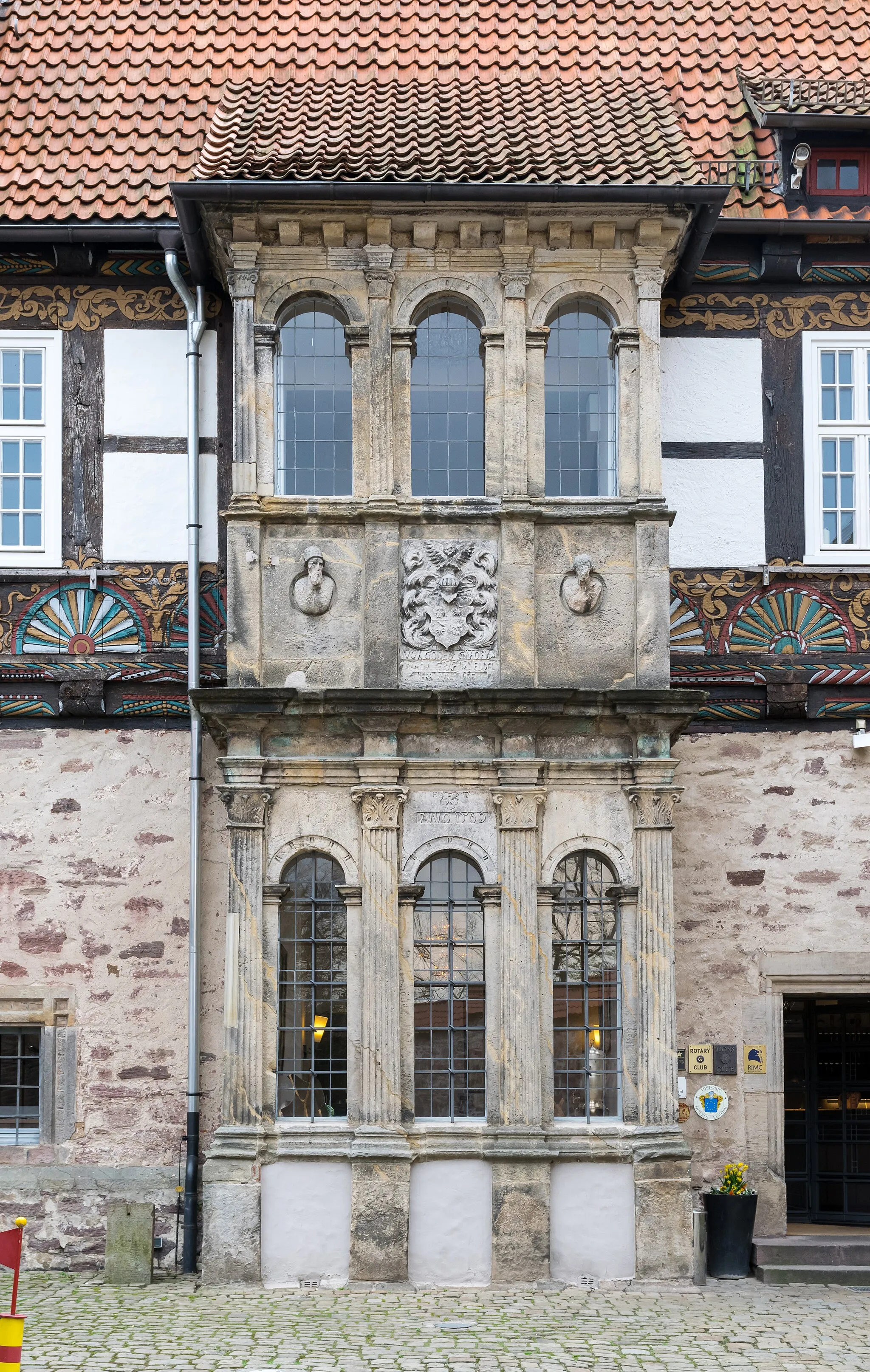 Photo showing: Burg Blomberg, Utlucht von Hermann Wulff, errichtet 1569