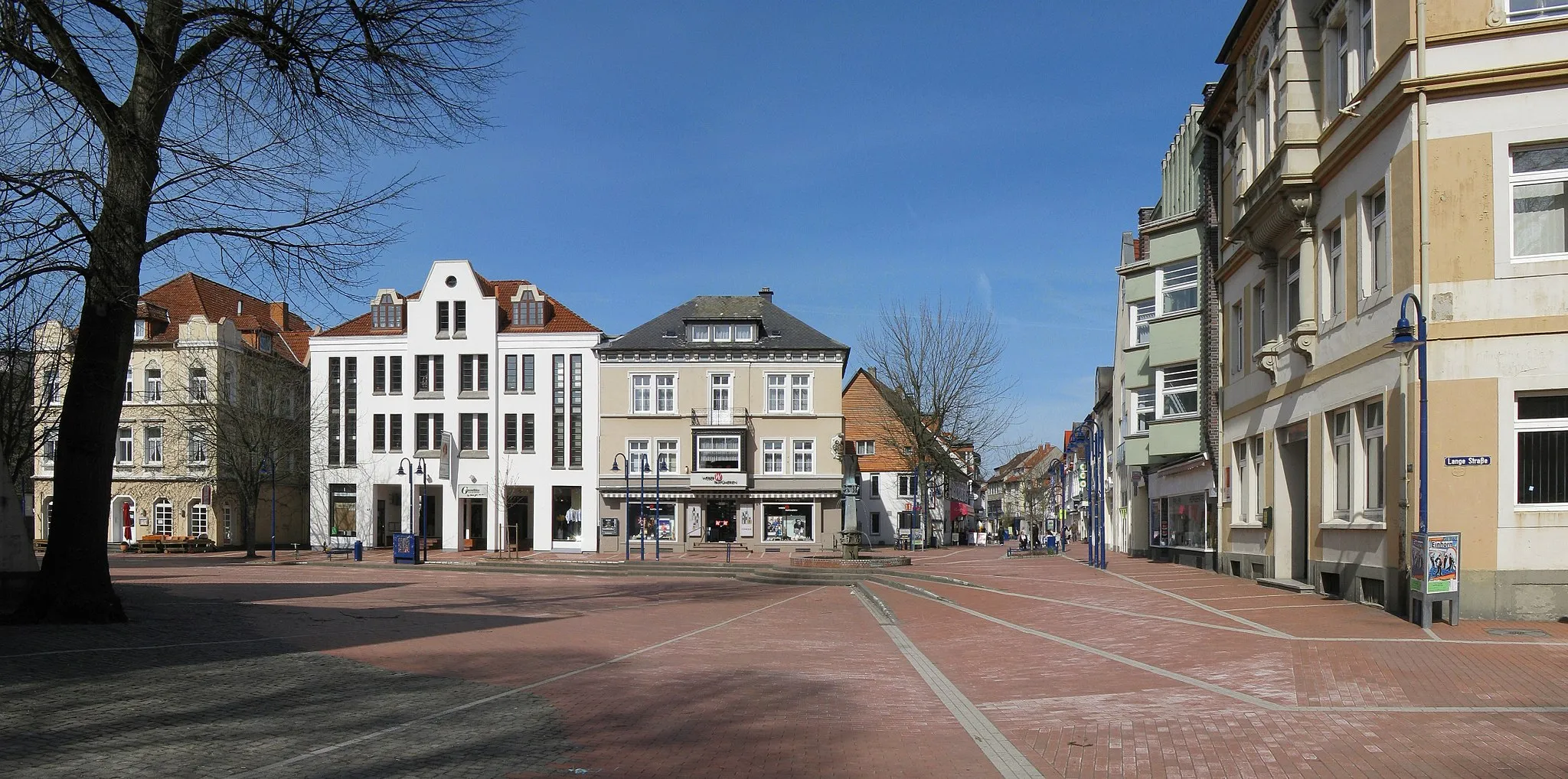 Photo showing: In der Innenstadt (Bergstraße) von Lage/Lippe