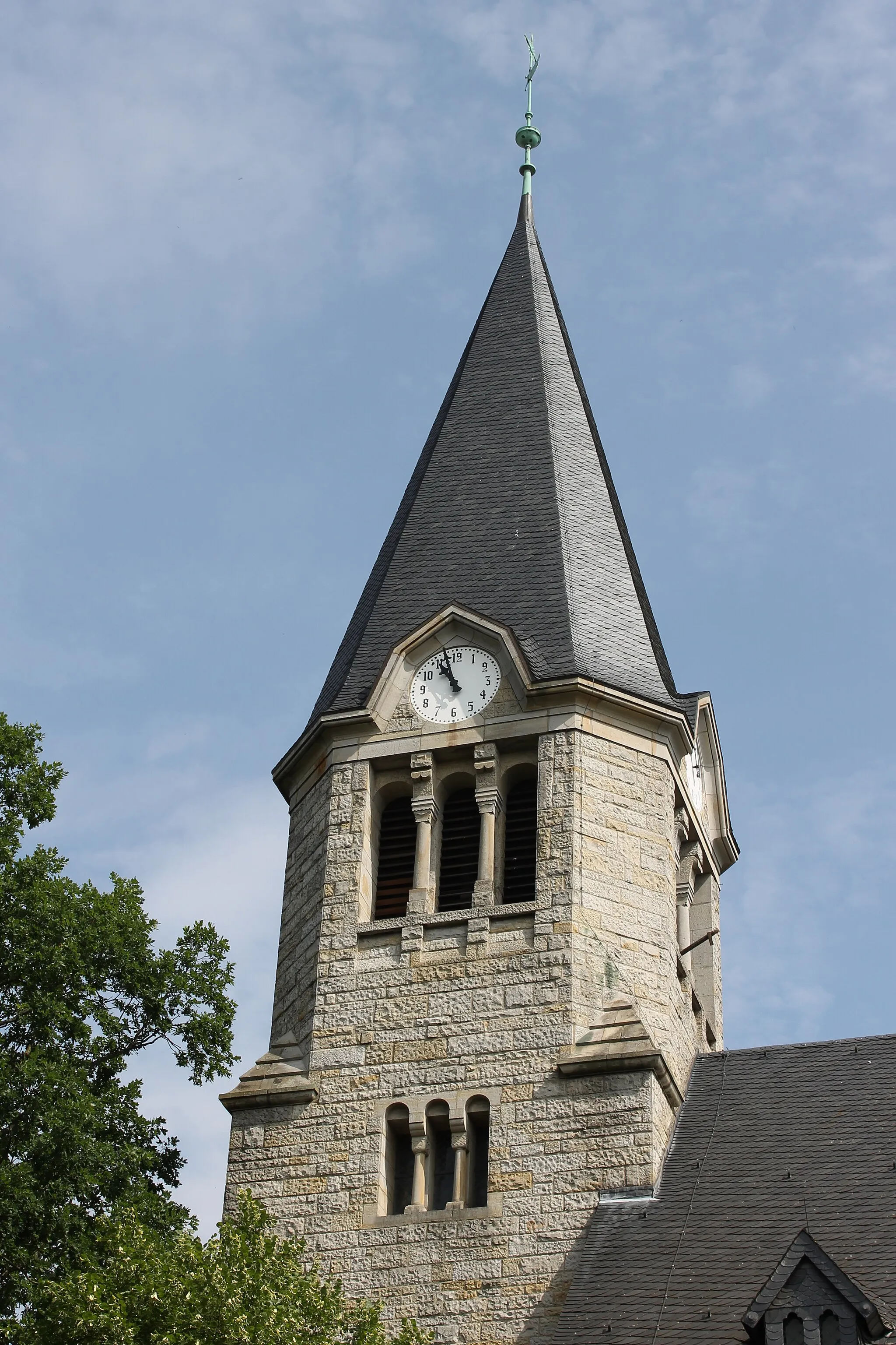 Photo showing: Turm der Kirche in Frille