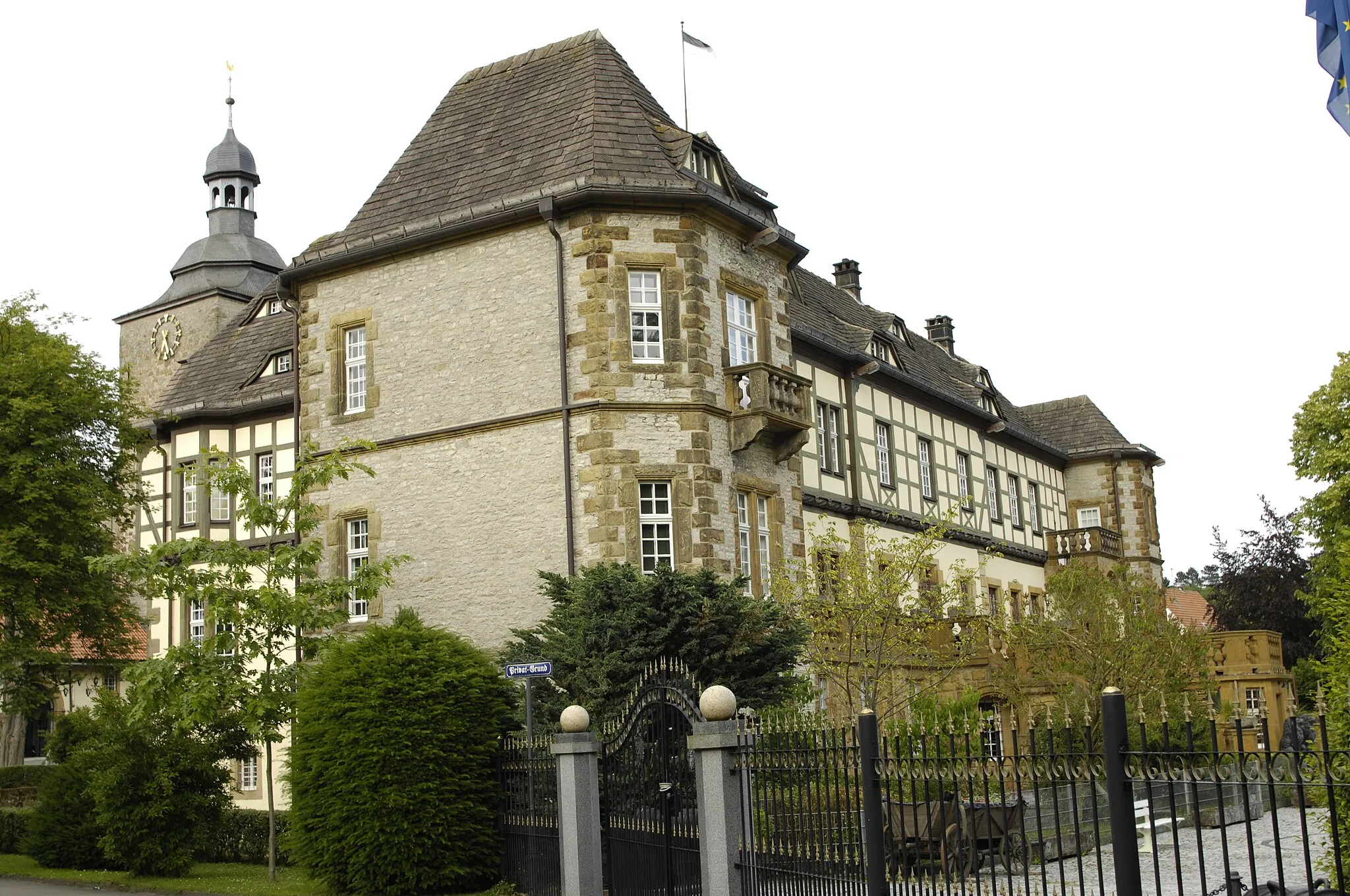 Photo showing: Schloss Neuenheerse, rückwärtige Ansicht, Bad Driburg, Kreis Höxter