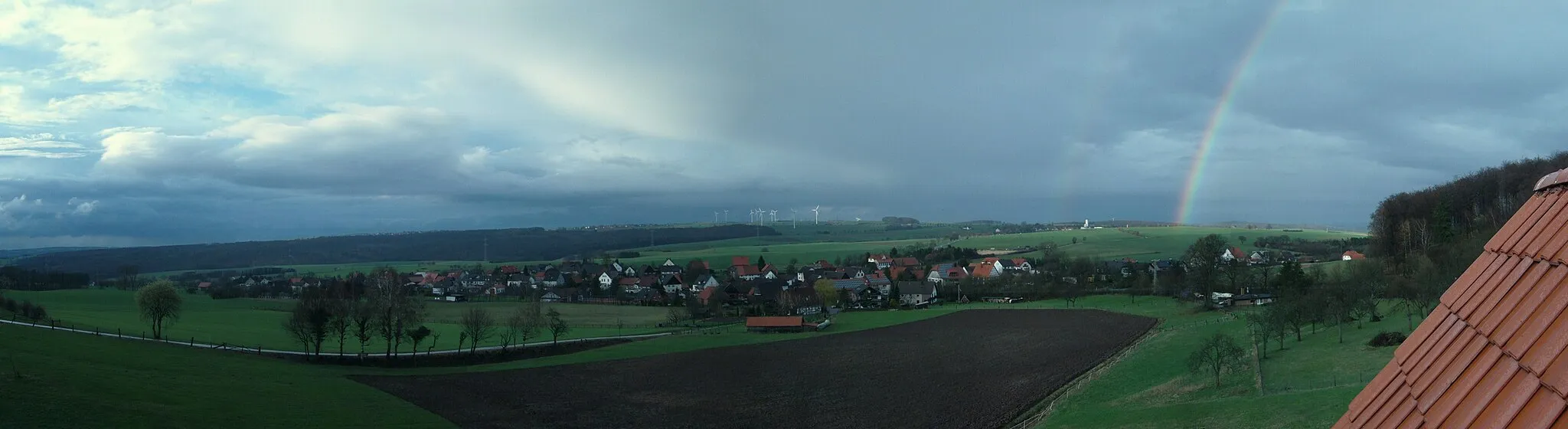 Photo showing: Little village Wörderfeld, by City Lügde, NRW, Germany.