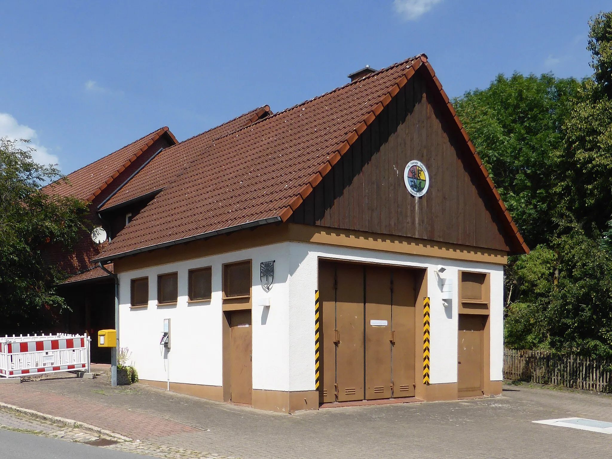 Photo showing: Feuerwehrhaus in Gellersen bei Aerzen.