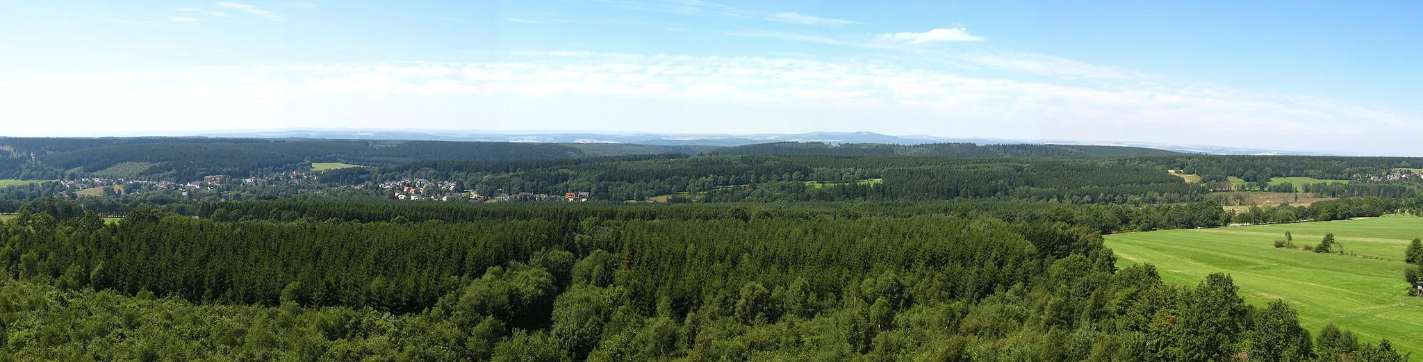 Photo showing: Germany / Mountains Solling: view from the tower "Hochsollingturm"