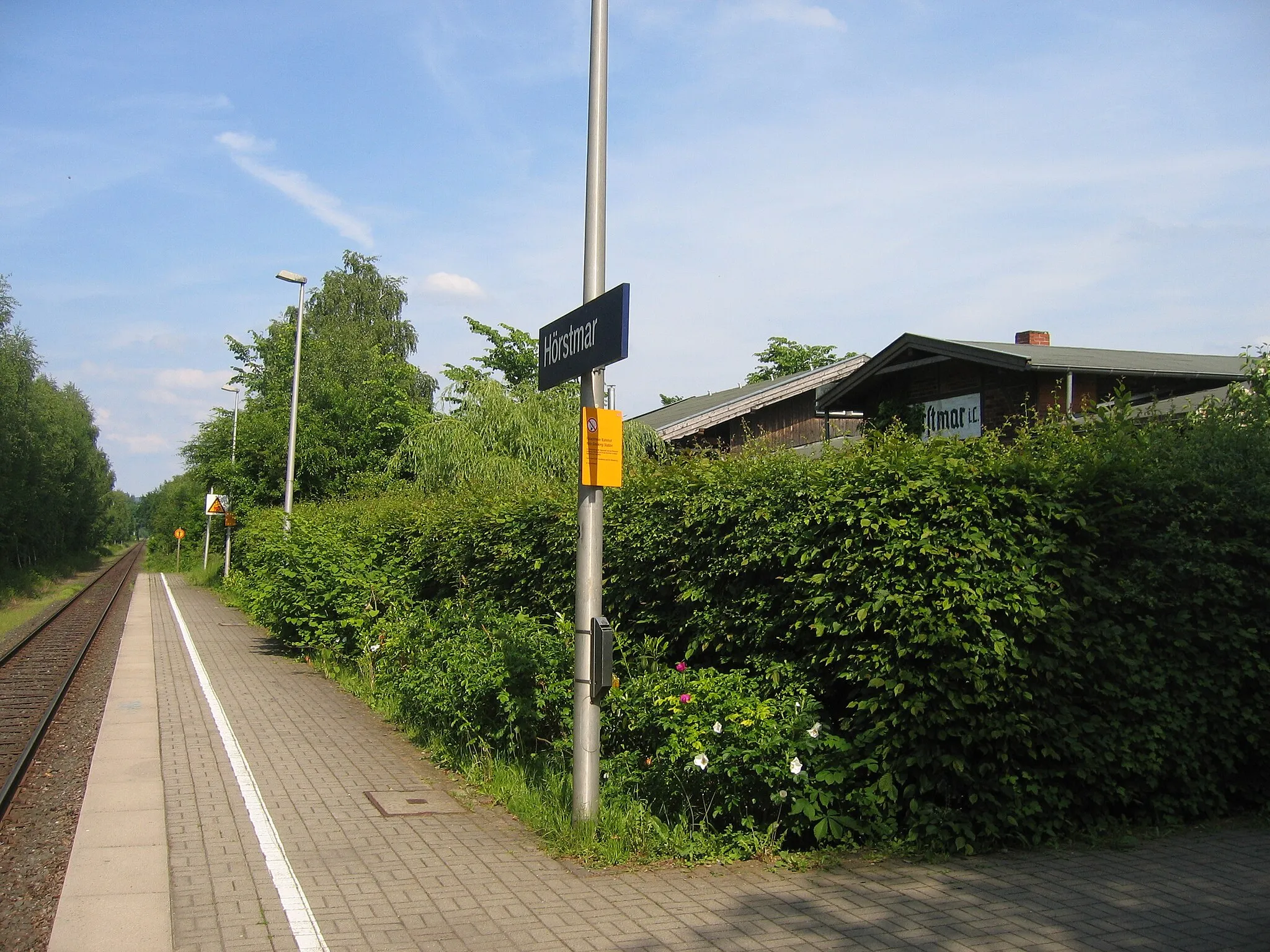Photo showing: Haltepunkt Hörstmar der DB Station & Service AG, Kreis Lippe, NRW