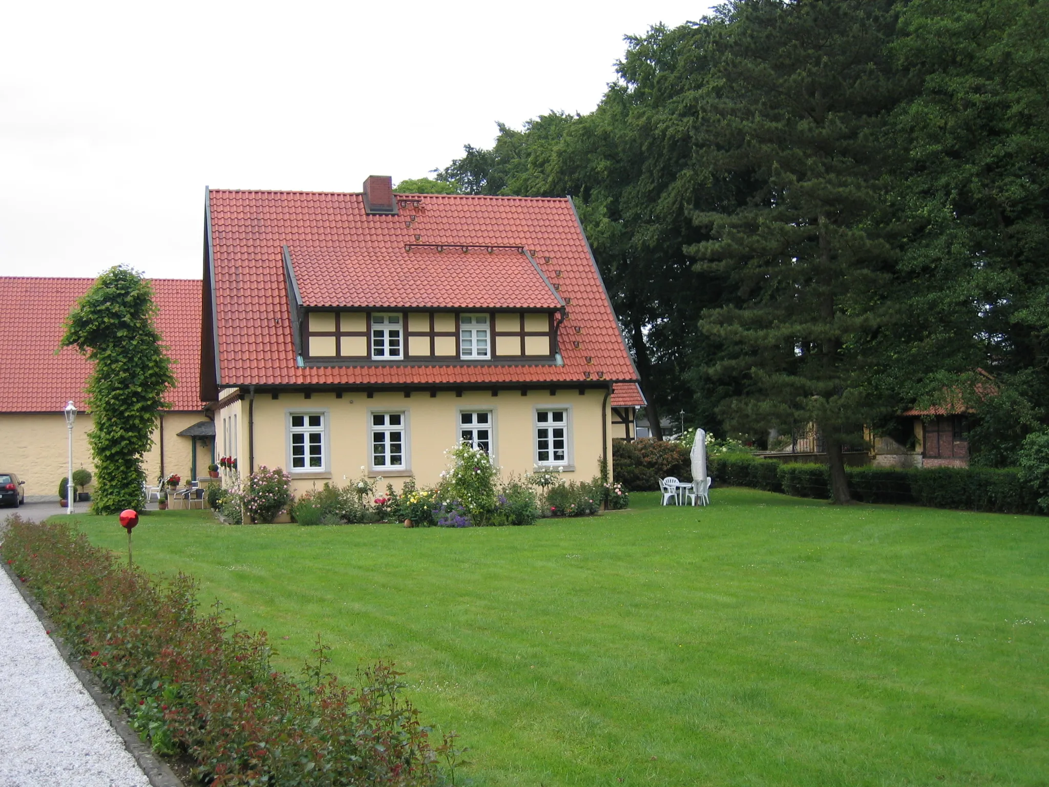 Photo showing: Crollage Castle in Preußisch Oldendorf, District of Minden-Lübbecke, North Rhine-Westphalia, Germany.