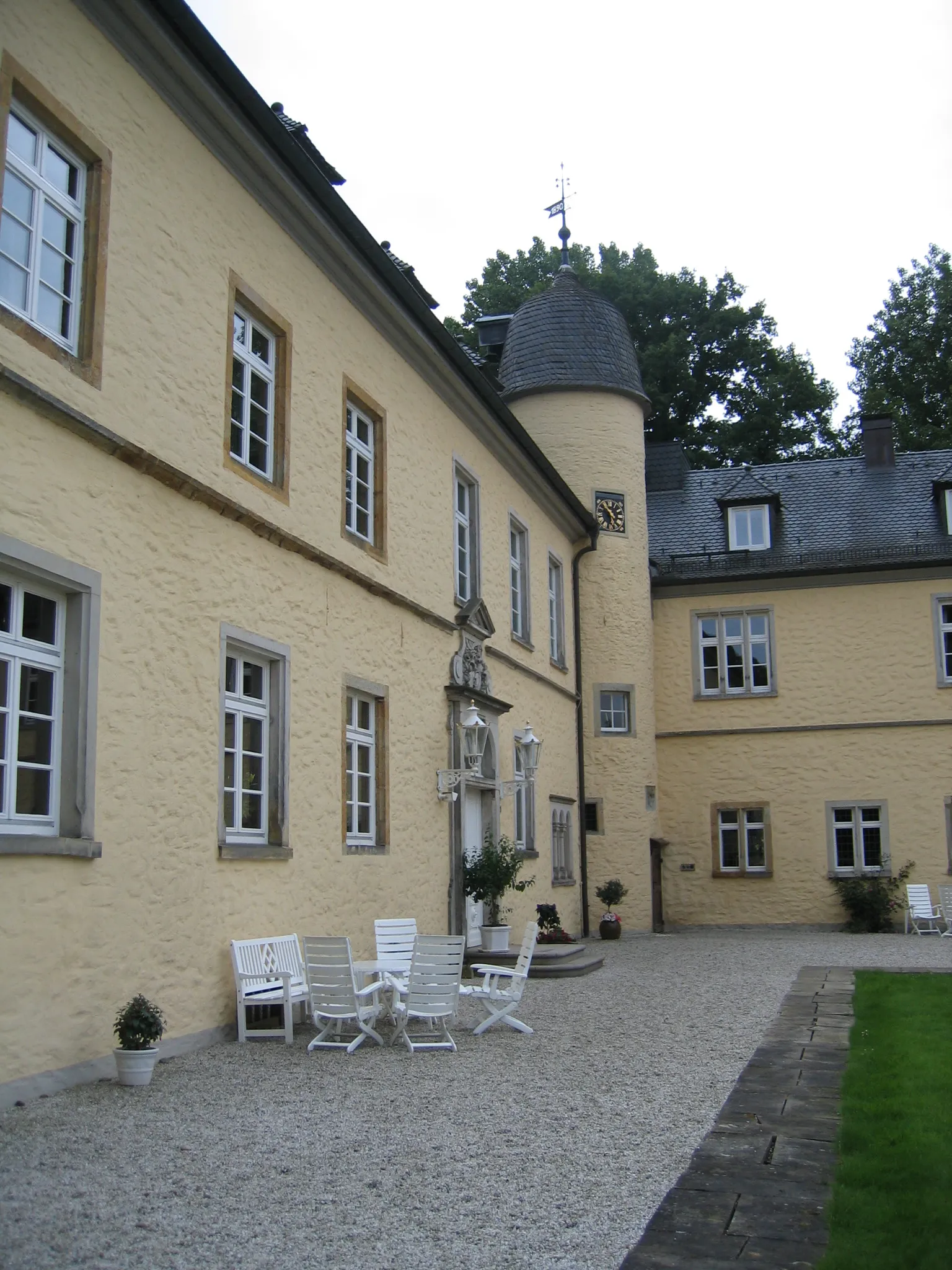 Photo showing: Crollage Castle in Preußisch Oldendorf, District of Minden-Lübbecke, North Rhine-Westphalia, Germany.