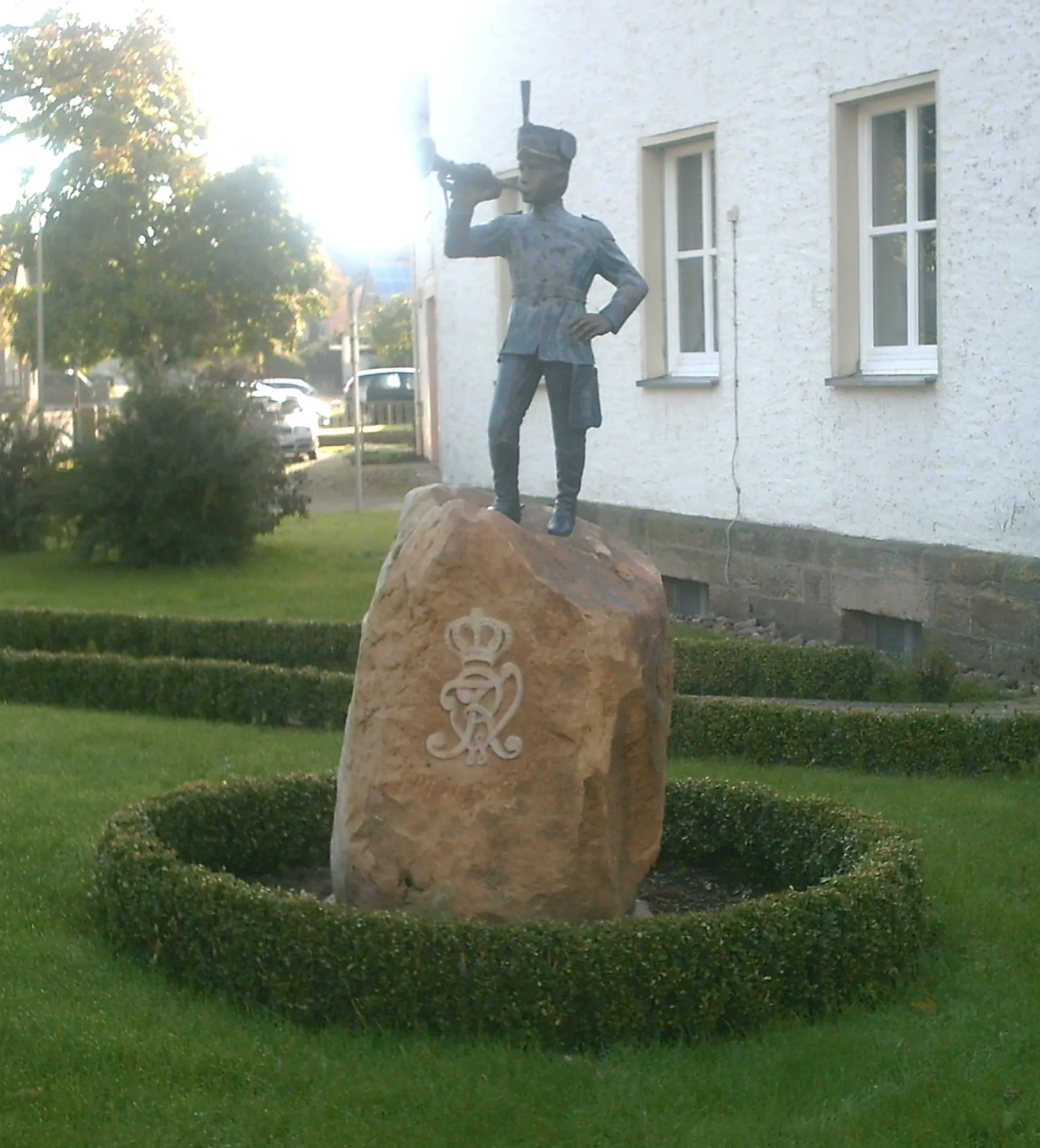 Photo showing: Sculpture near the Dorfstraße in Altenbeken, district Buke, Germany