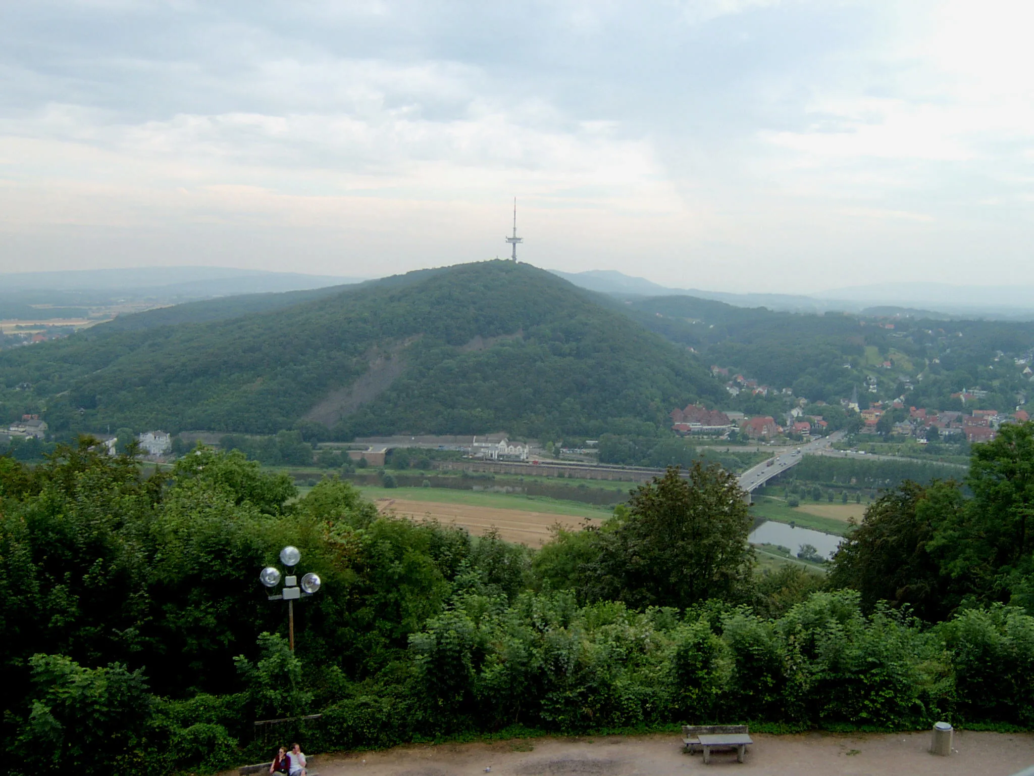 Photo showing: Blick zum Wesergebirge