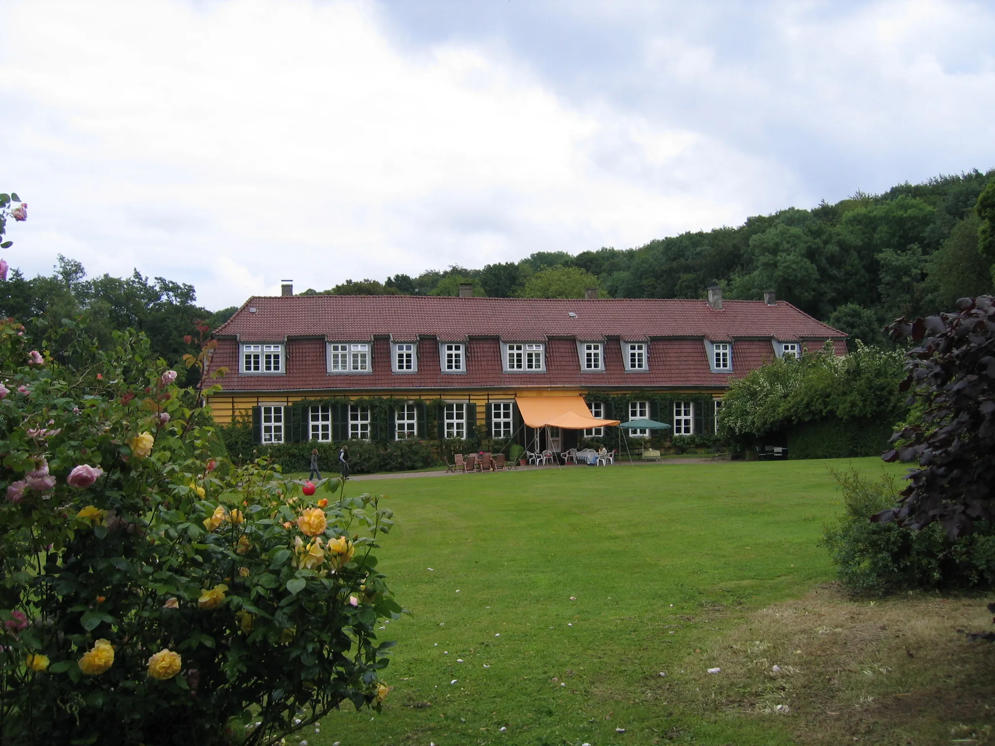 Photo showing: Obernfelde Manor in Lübbecke, District of Minden-Lübbecke, North Rhine-Westphalia, Germany.