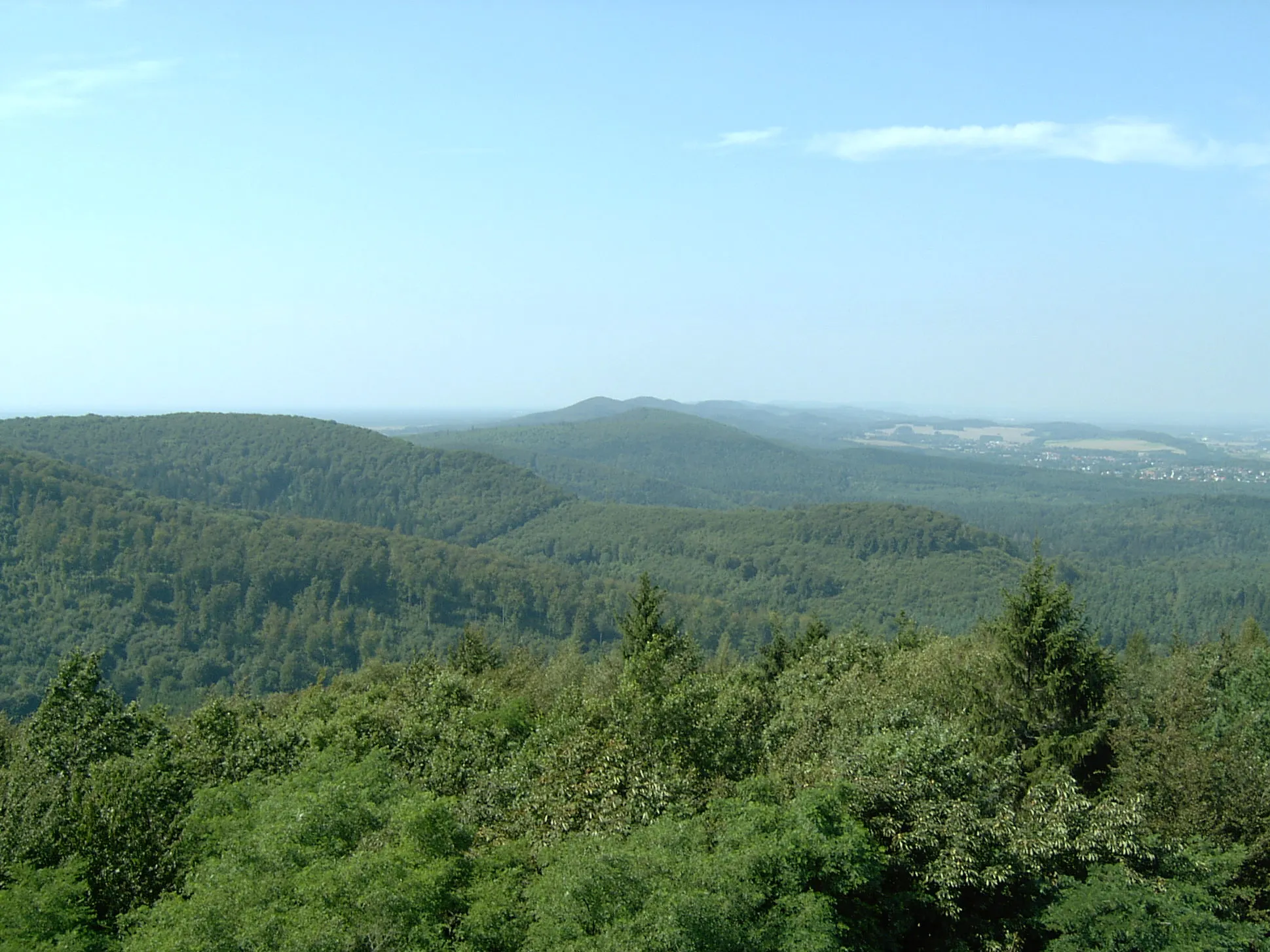 Photo showing: View over the Teutoburg Forest