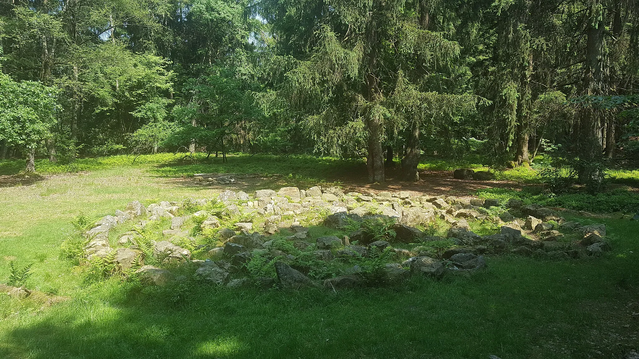 Photo showing: labyrinth at the Lippische Velmerstot, Germany