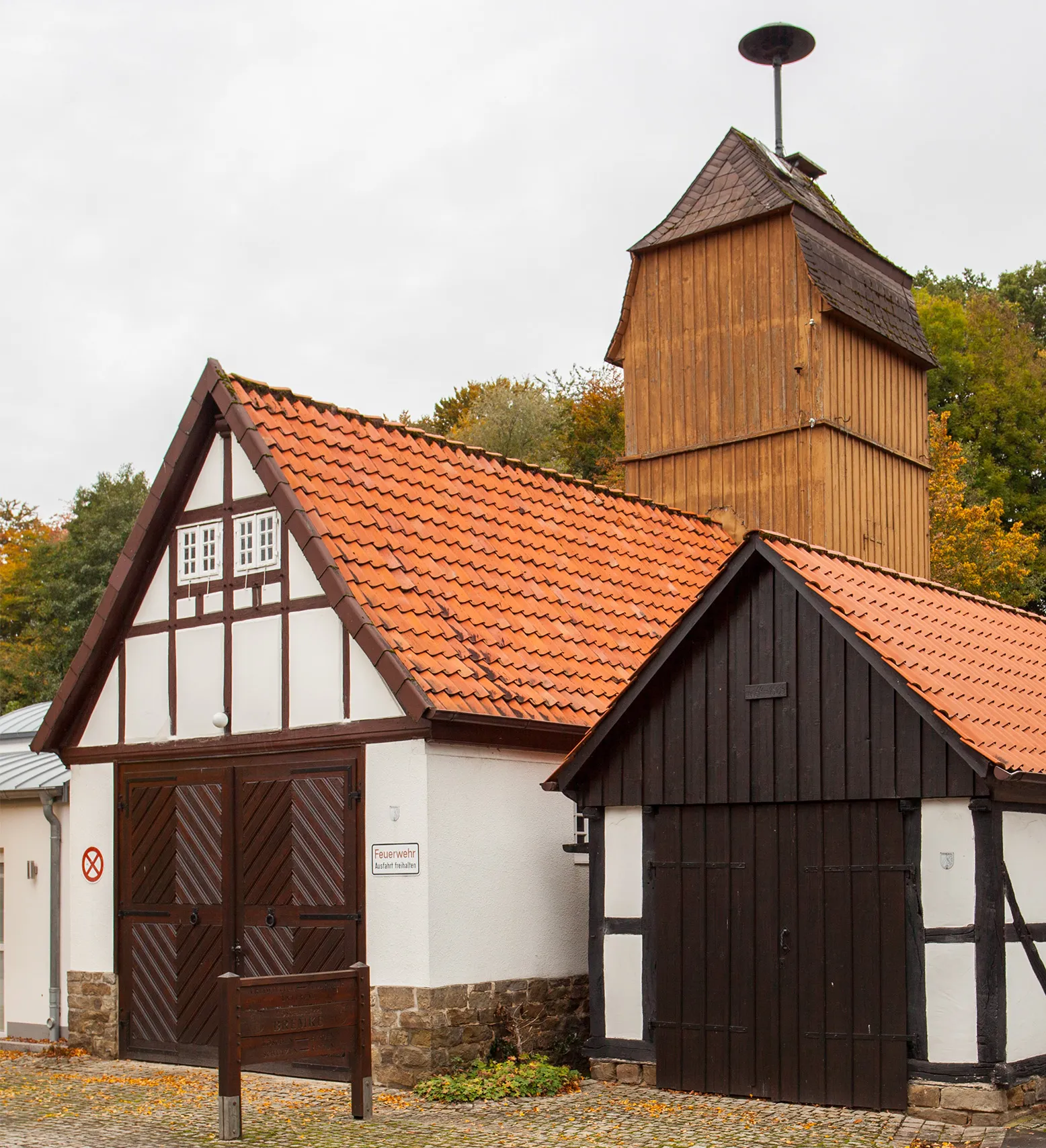 Photo showing: Bremke (Extertal), Feuerwehrgerätehaus