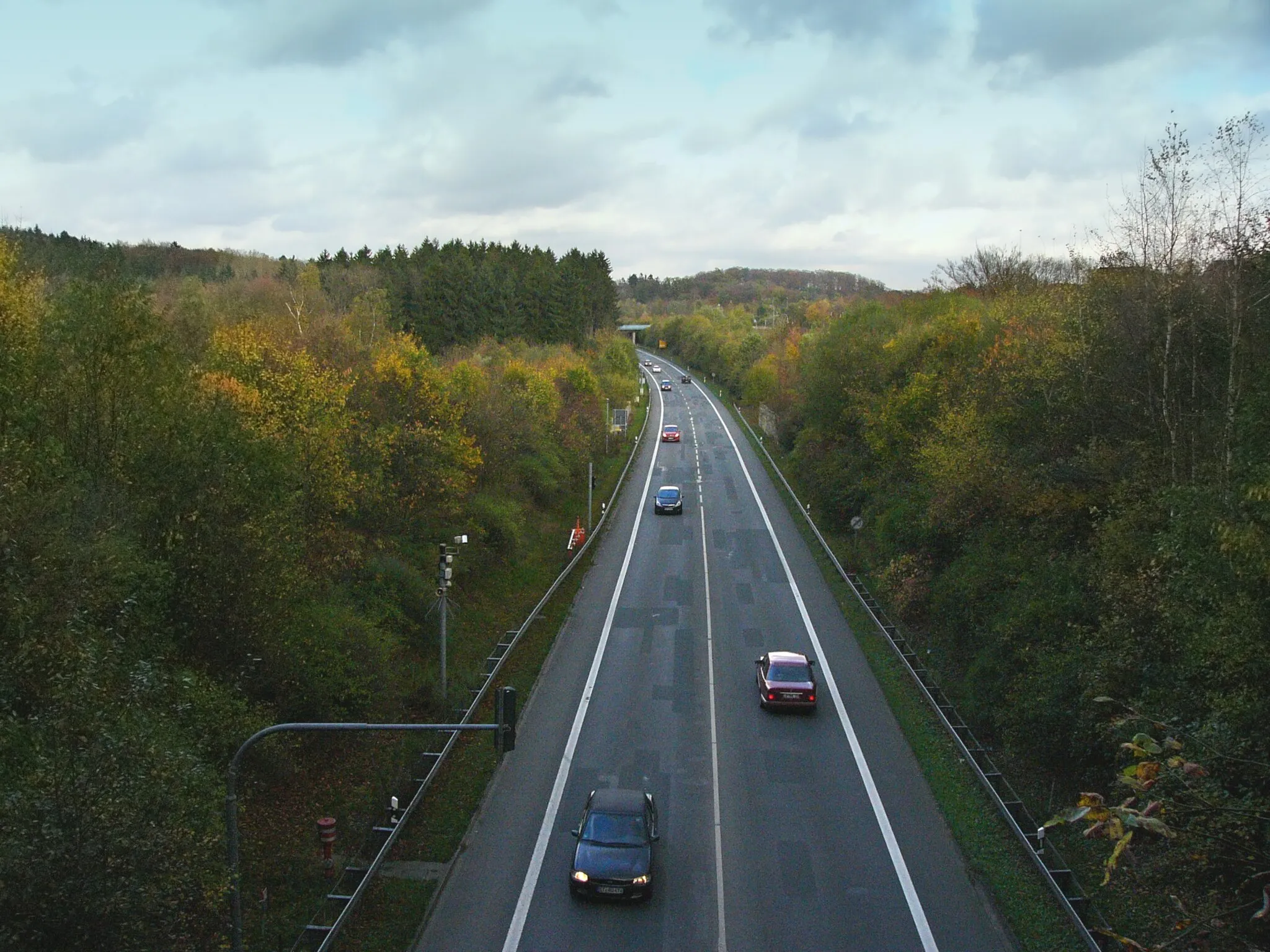 Photo showing: Tunnelstraße, street in Oerlinghausen, Germany